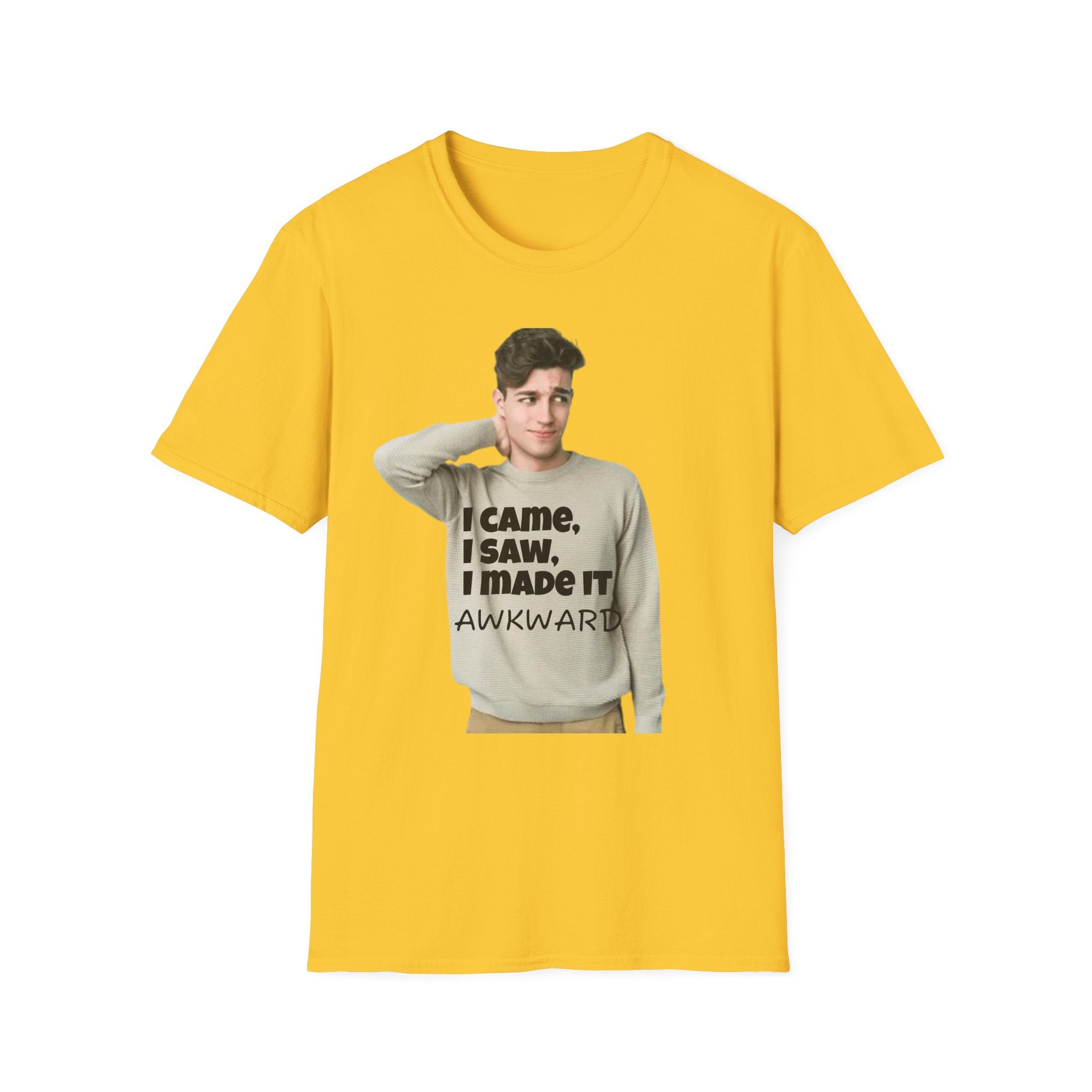 I Came I Saw I Made It Awkward Unisex Softstyle T-Shirt