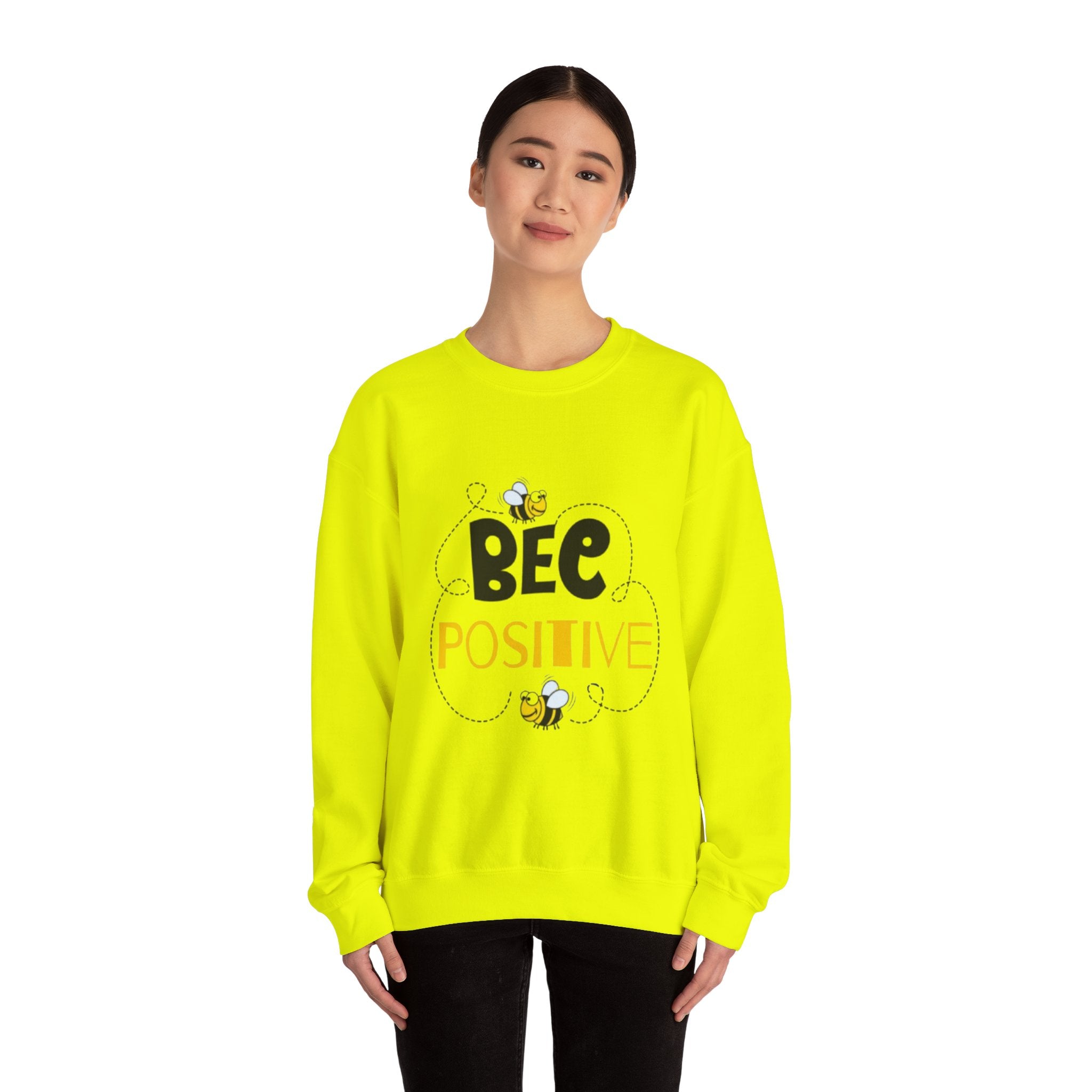 Bee Positive Unisex Heavy Blend™ Crewneck Sweatshirt