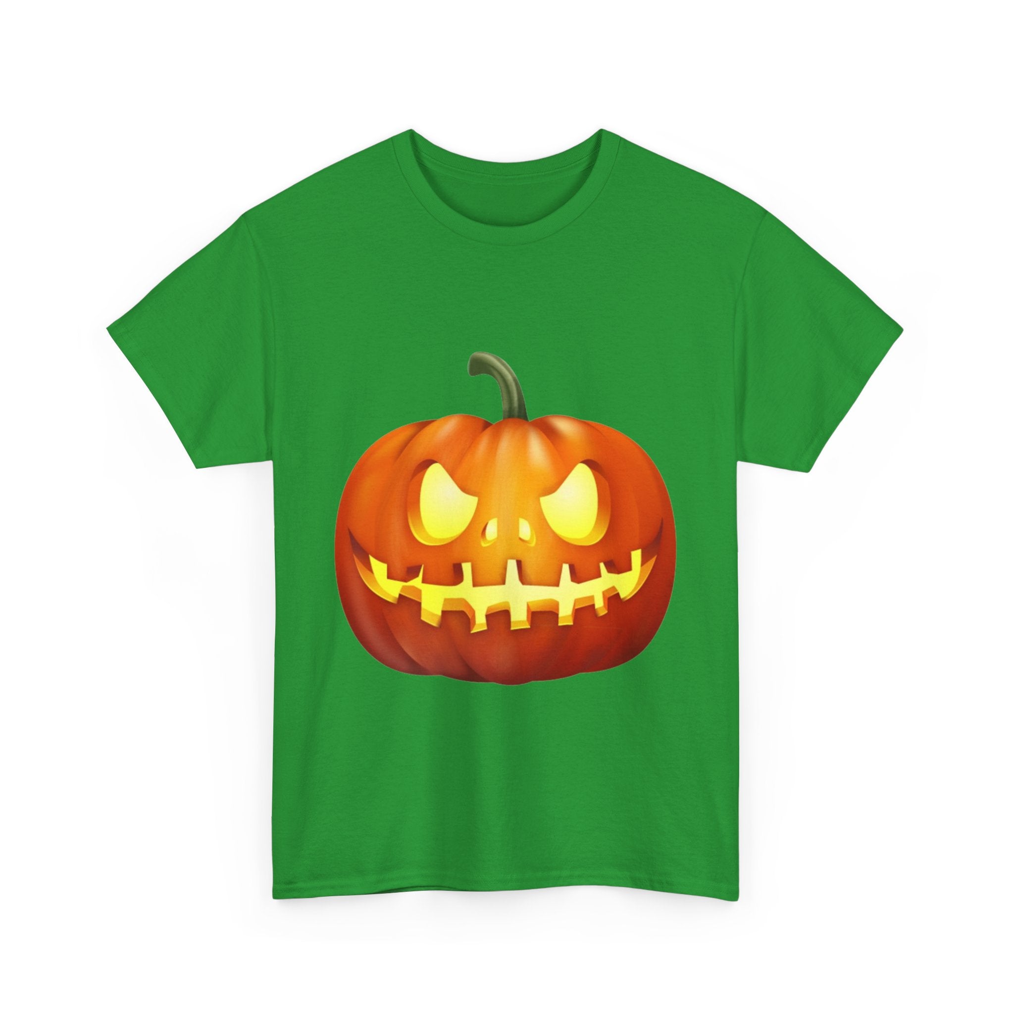 Halloween Pumpkin Unisex Heavy Cotton T-Shirt