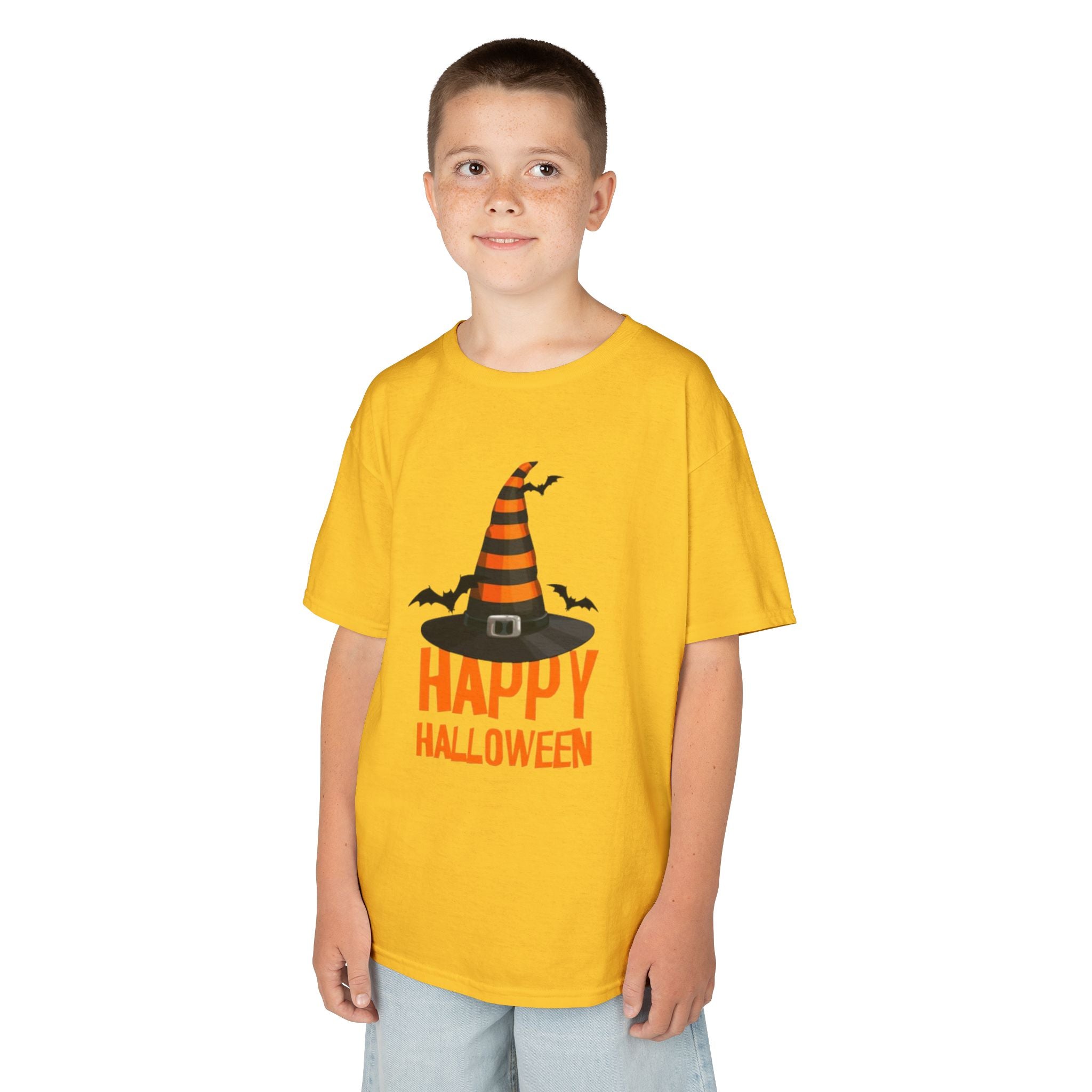 Happy Halloween Kids Heavy Cotton T-Shirt
