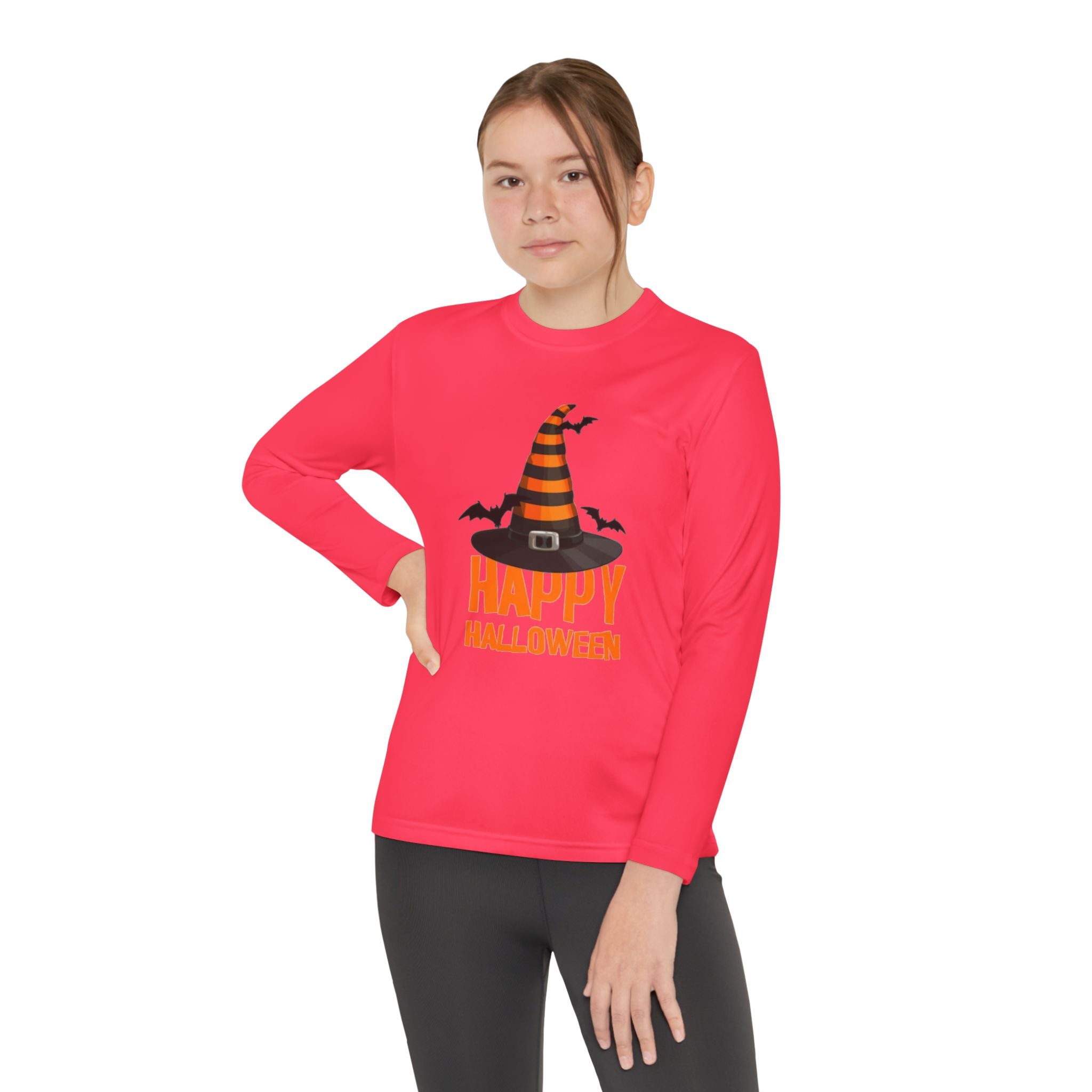 Happy Halloween Youth Long Sleeve Competitor T-Shirt