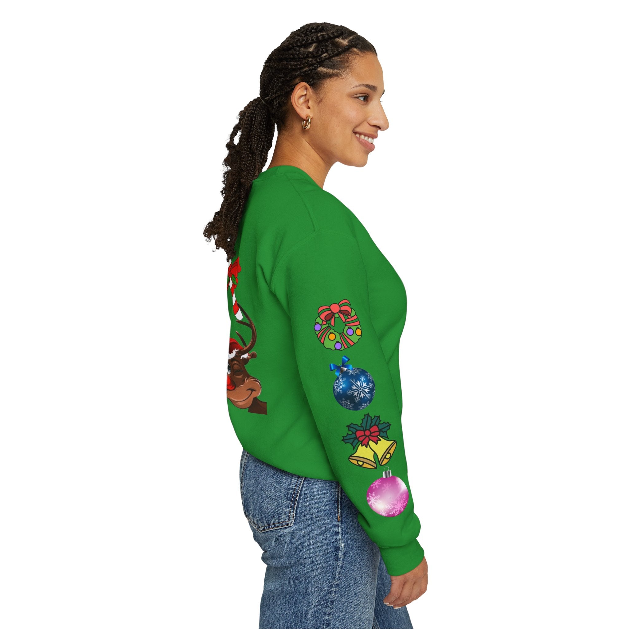 Festive Not-So-Ugly Christmas Unisex Heavy Blend™ Crewneck Sweatshirt
