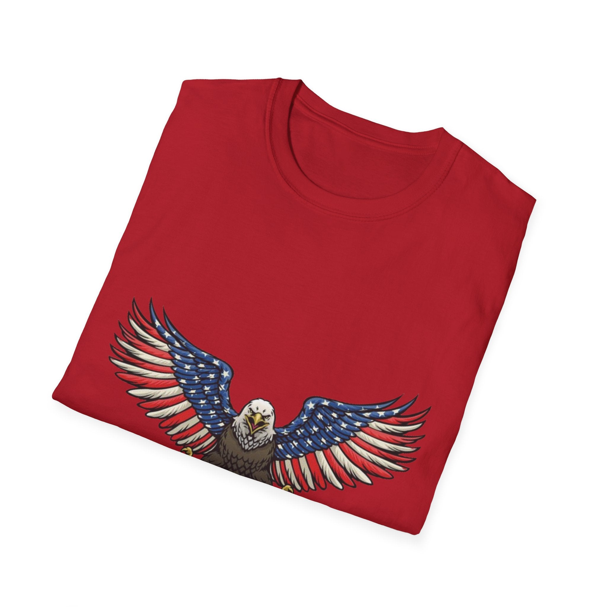 Patriotic Eagle Unisex Softstyle T-Shirt