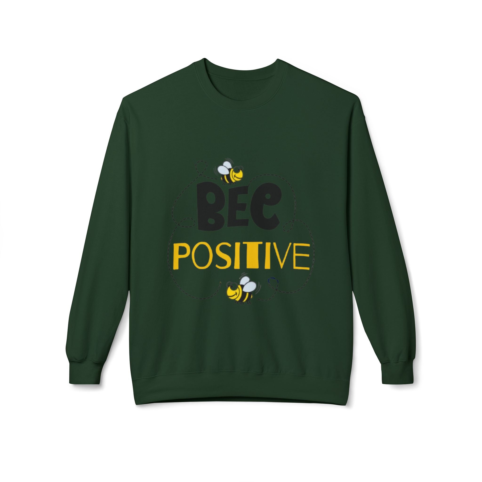 Bee Positive Midweight Softstyle Crewneck Sweatshirt