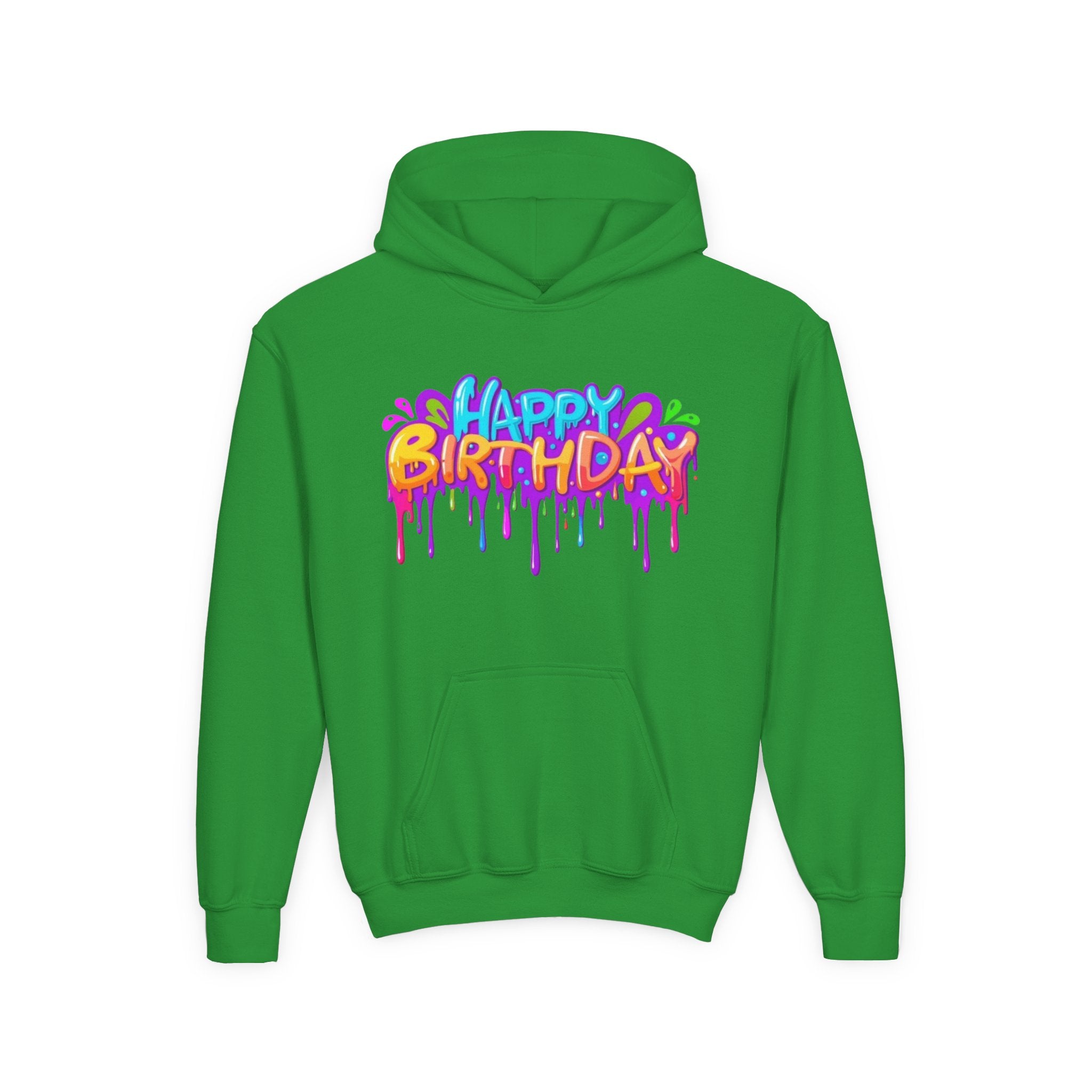 Happy Birthday Youth Heavy Blend Hoodie Personalize It!