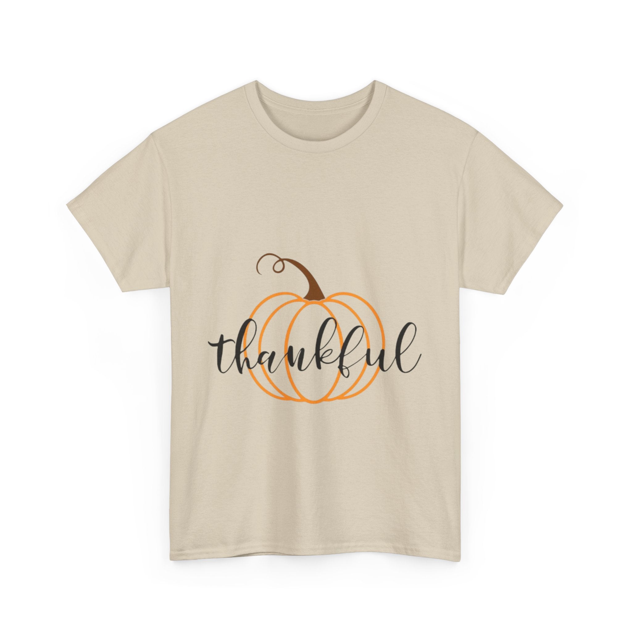 Thankful Pumpkin Unisex Heavy Cotton T-Shirt