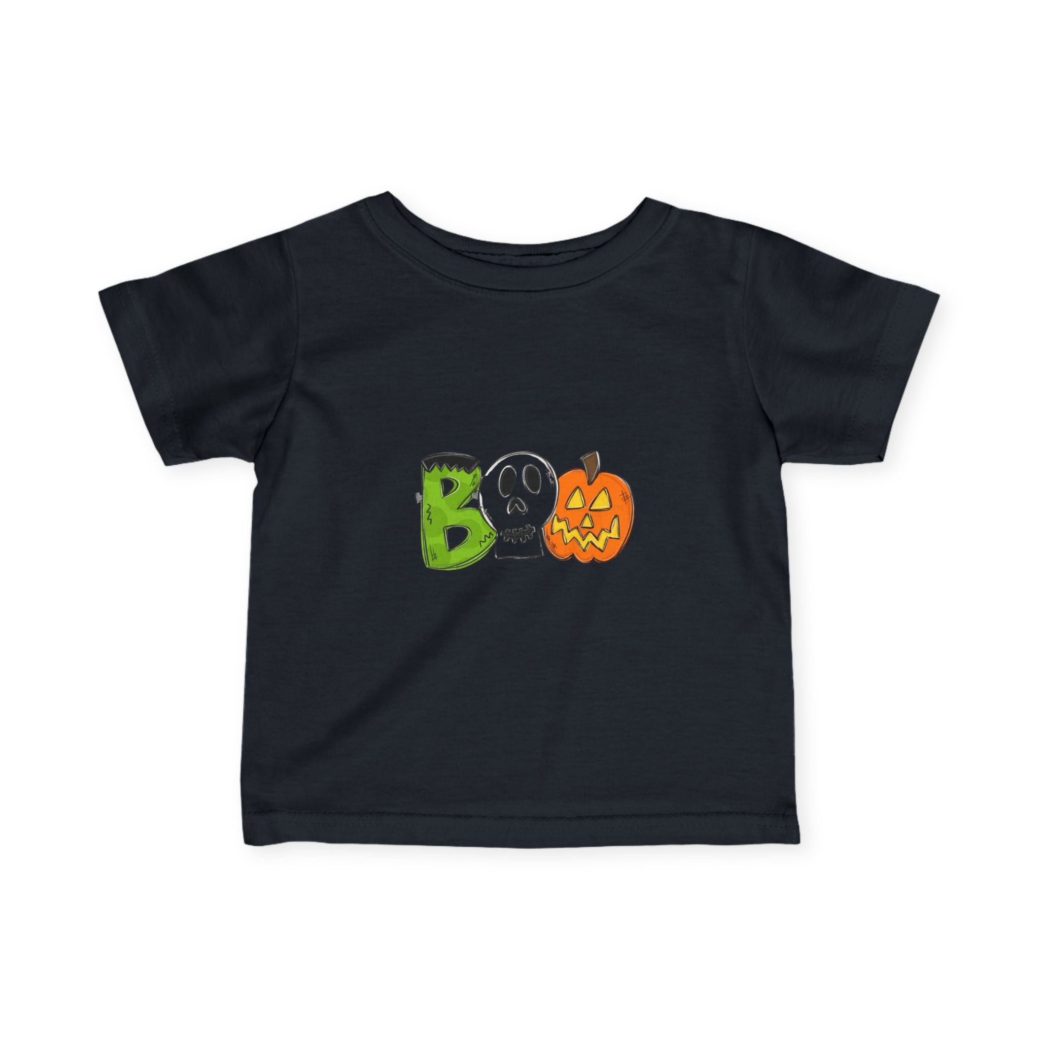 Halloween Boo Toddler Fine Jersey T-Shirt