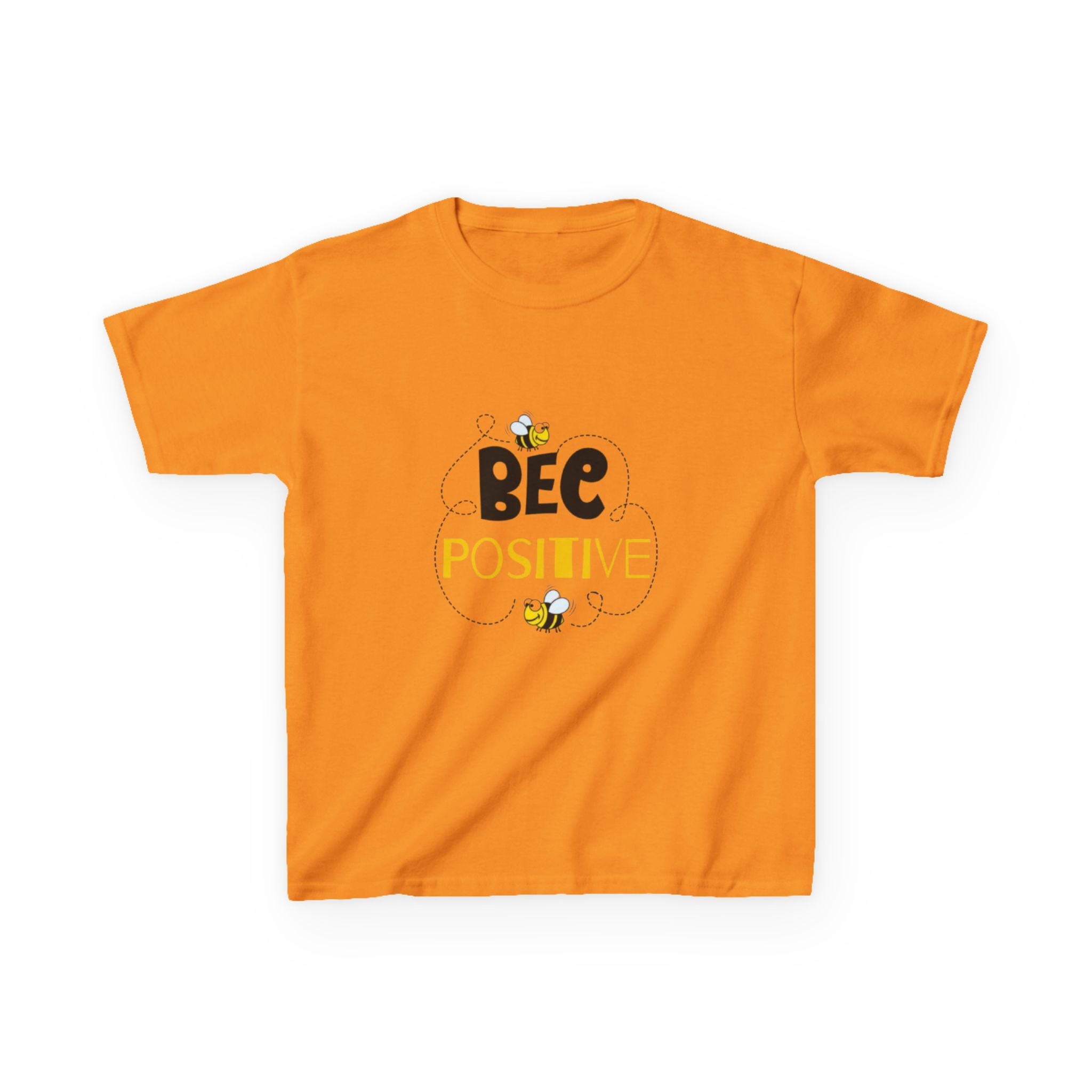 Bee Positive Kids Heavy Cotton T-Shirt