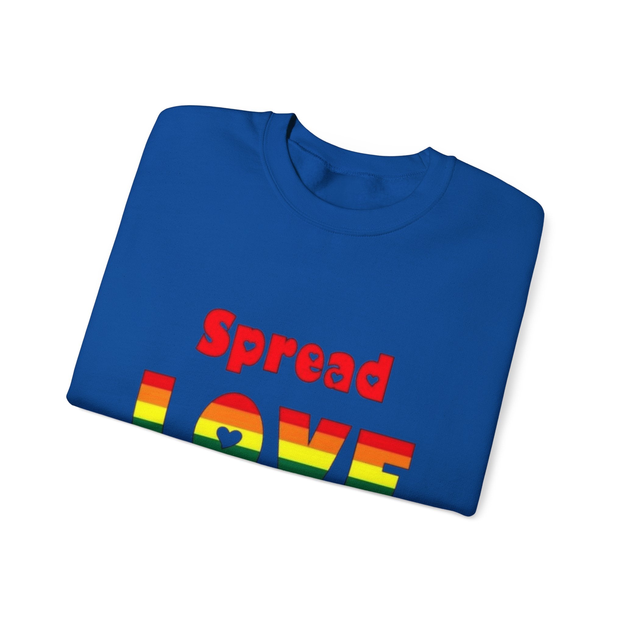 Spread Love Not Hate Unisex Crewneck Sweatshirt