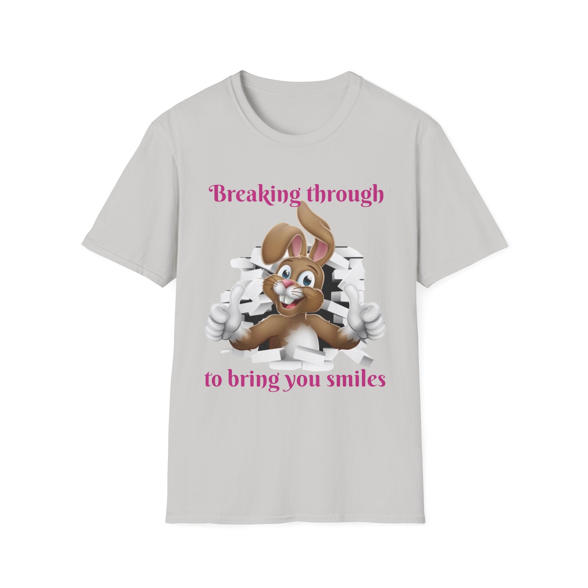 Breaking Through To Bring You Smiles Unisex Softstyle T-Shirt