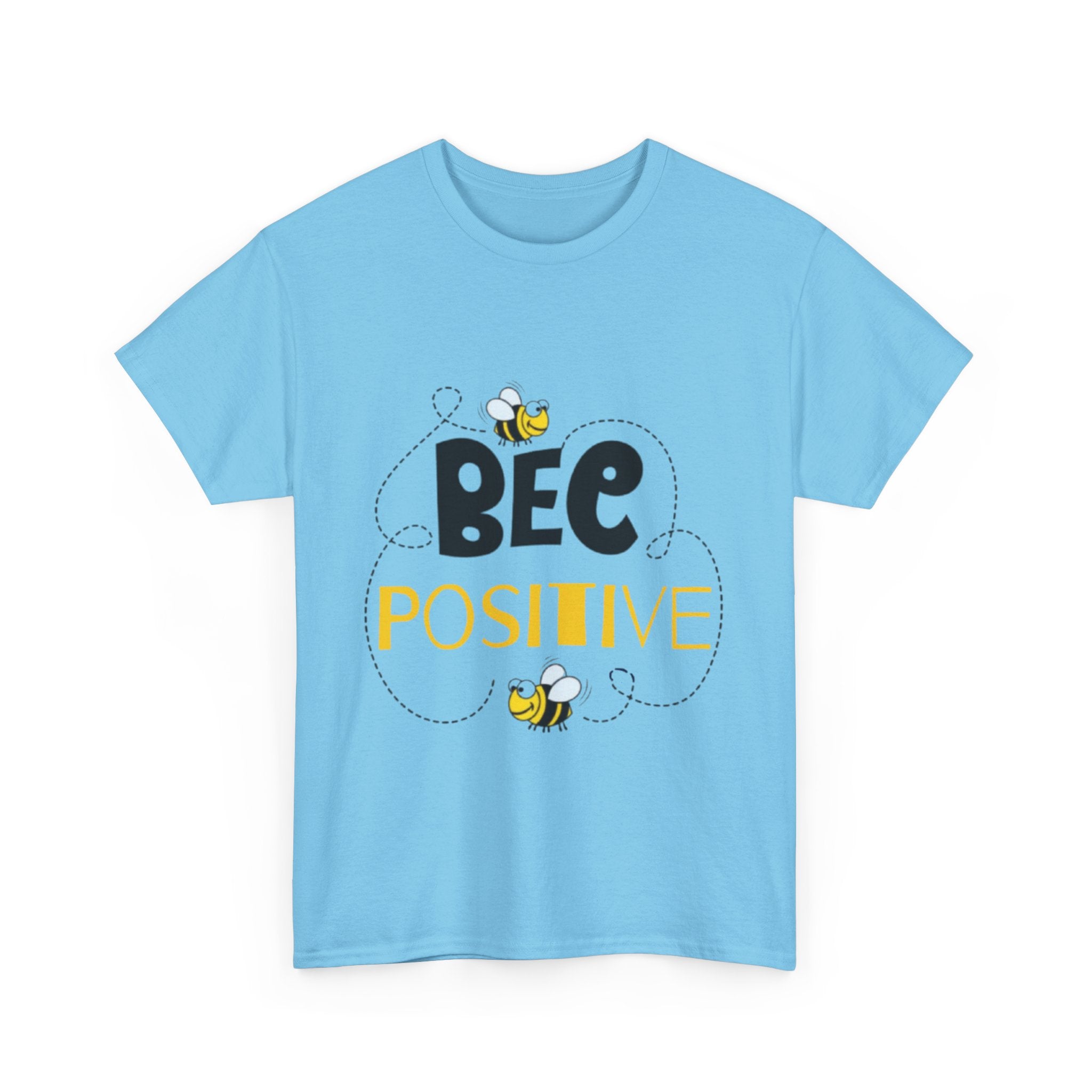 Bee Positive Unisex Heavy Cotton T-Shirt