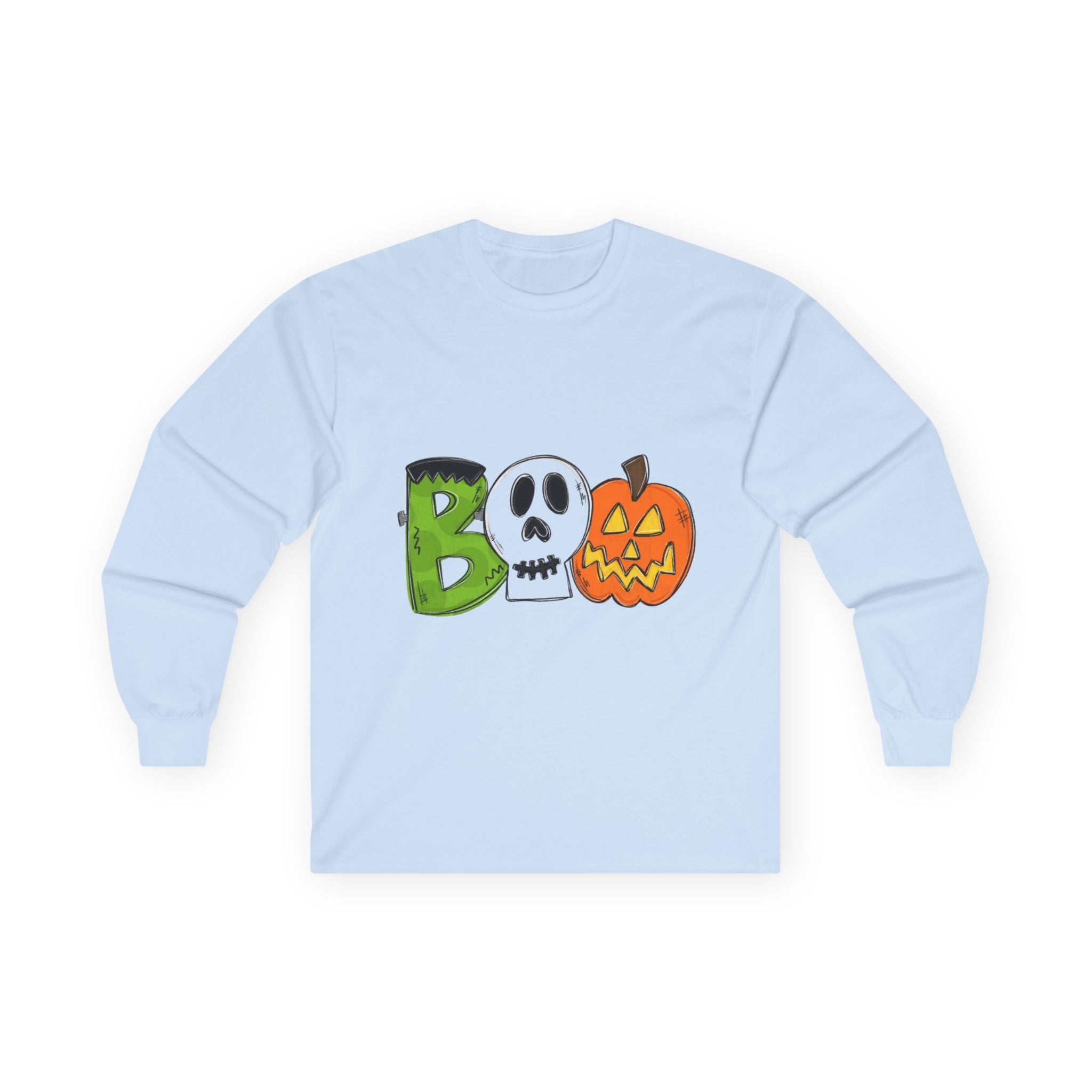 Halloween BOO Unisex Ultra Cotton Long Sleeve T-Shirt