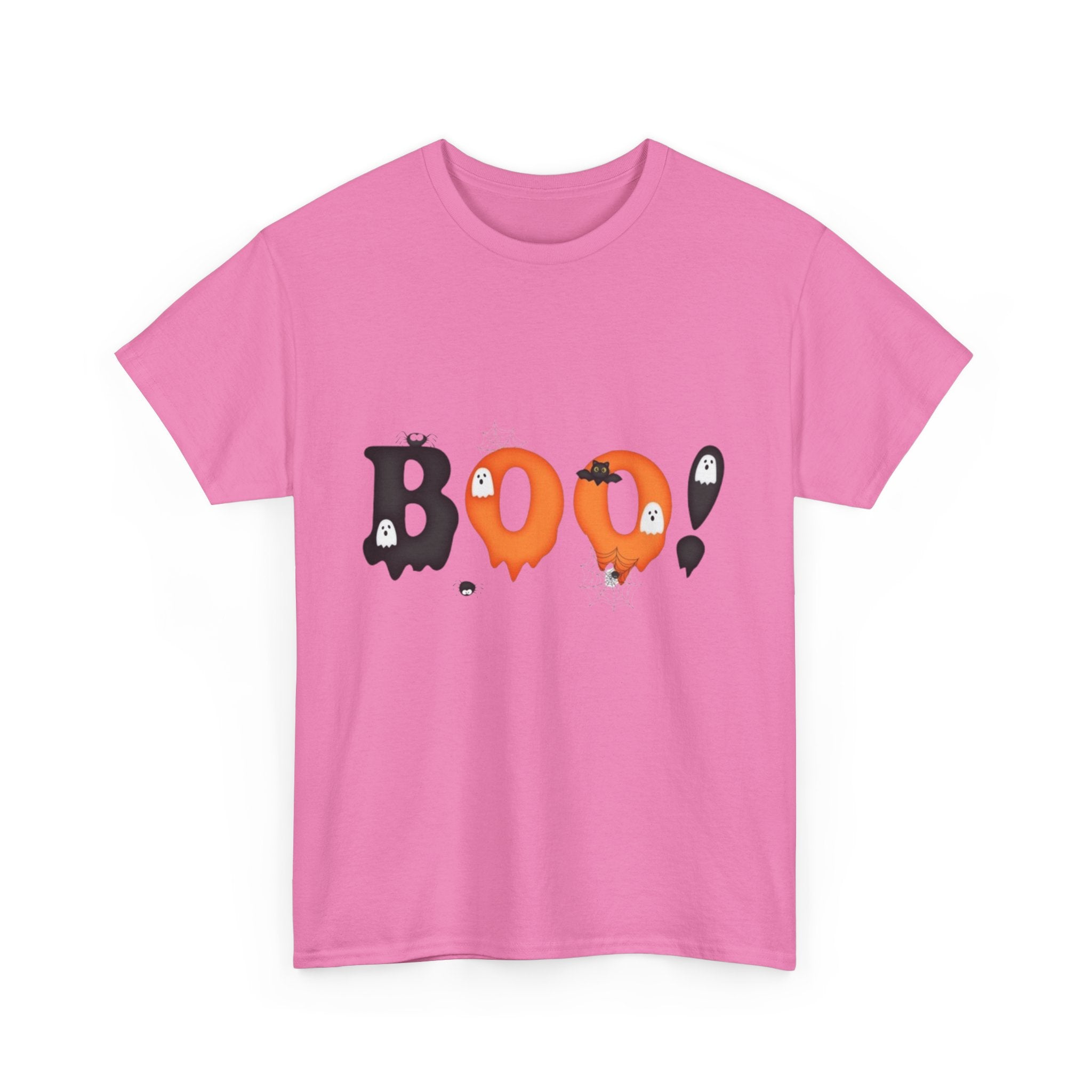 Halloween BOO! Unisex Short Sleeve Heavy Cotton T-Shirt