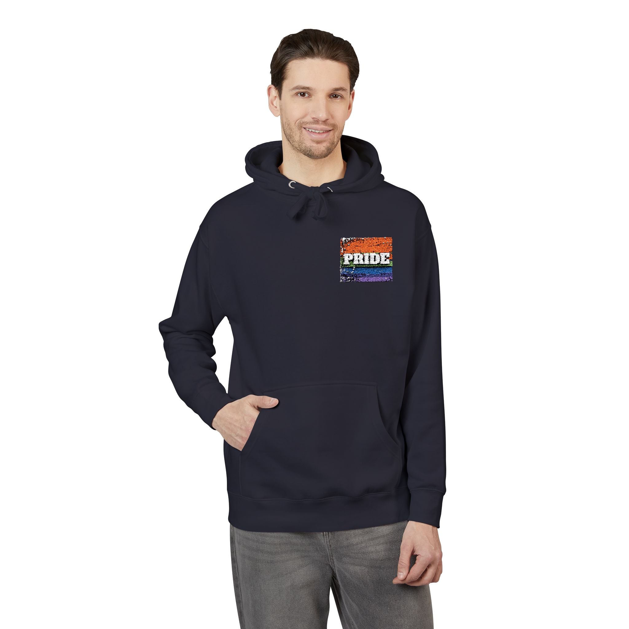 Pride Rainbow Unisex Fleece Hoodie