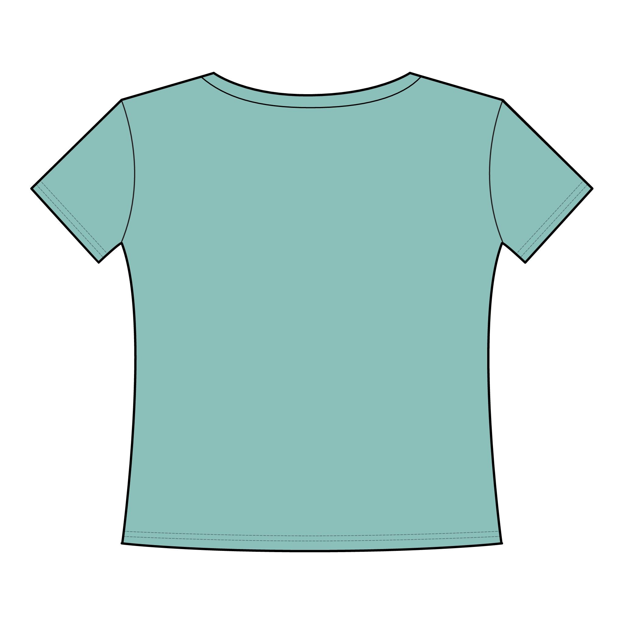 Pride Rainbow Women's Curvy Fine Jersey T-Shirt