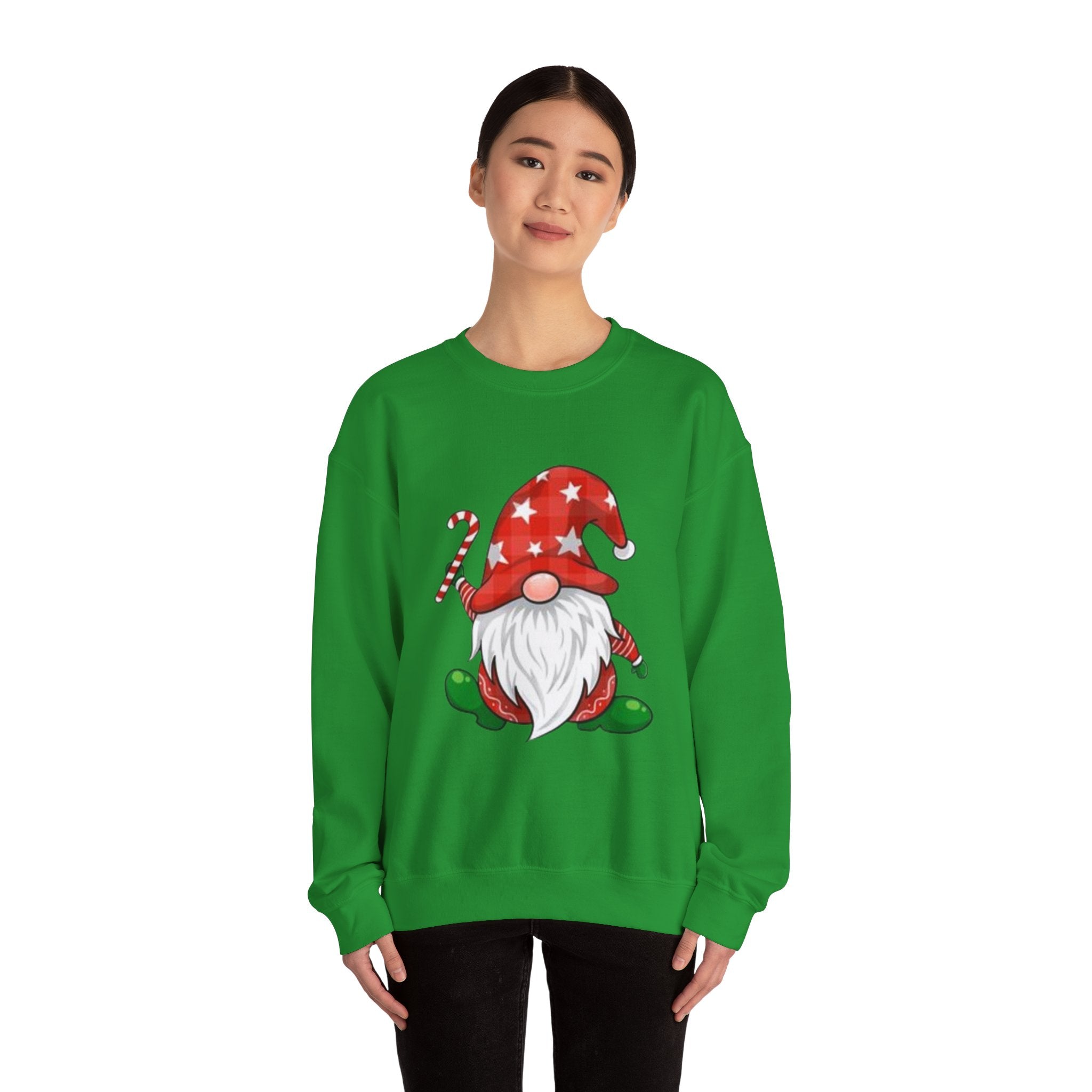 Christmas Holiday Gnome Unisex Heavy Blend™ Crewneck Sweatshirt