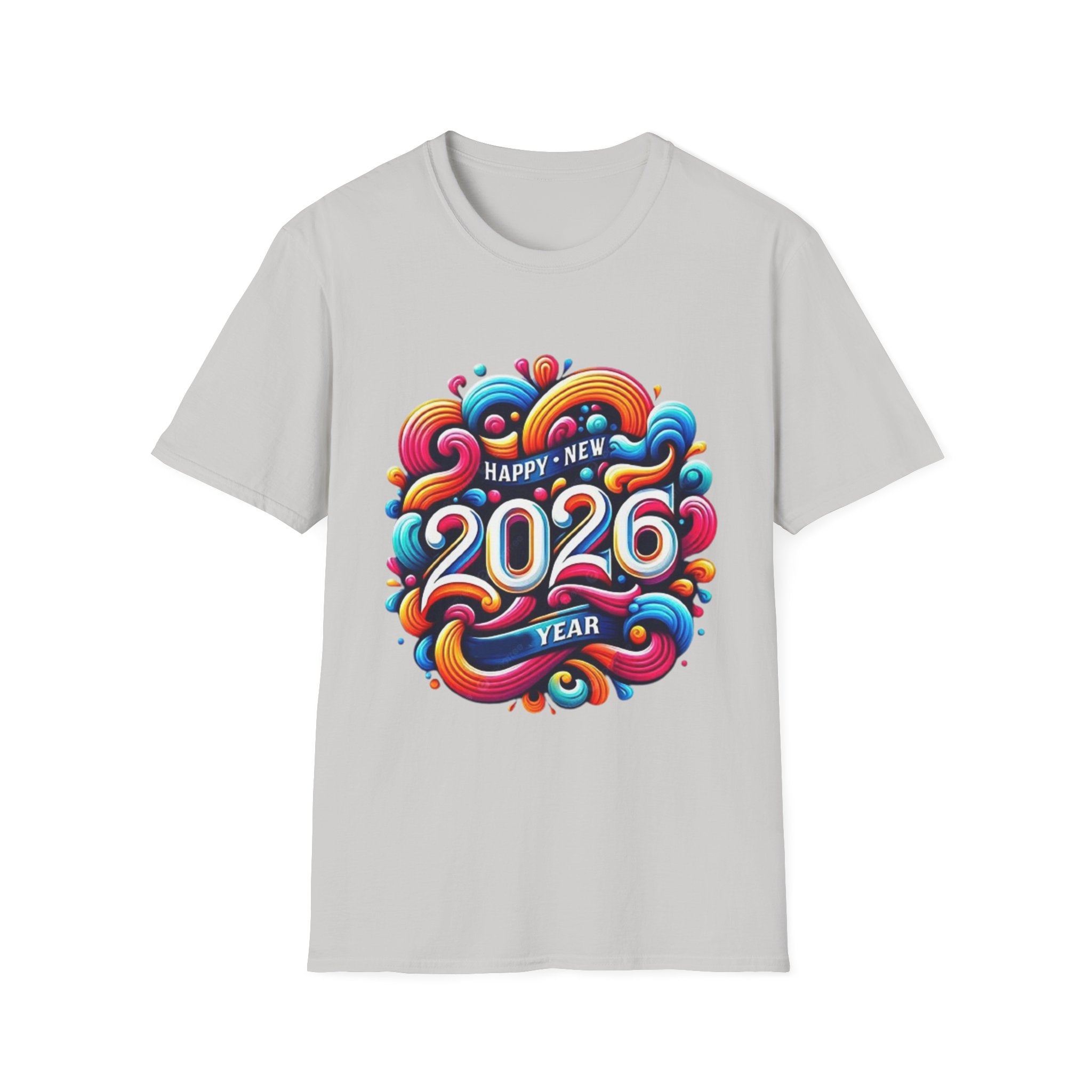 2026 Happy New Year Unisex Softstyle T-Shirt