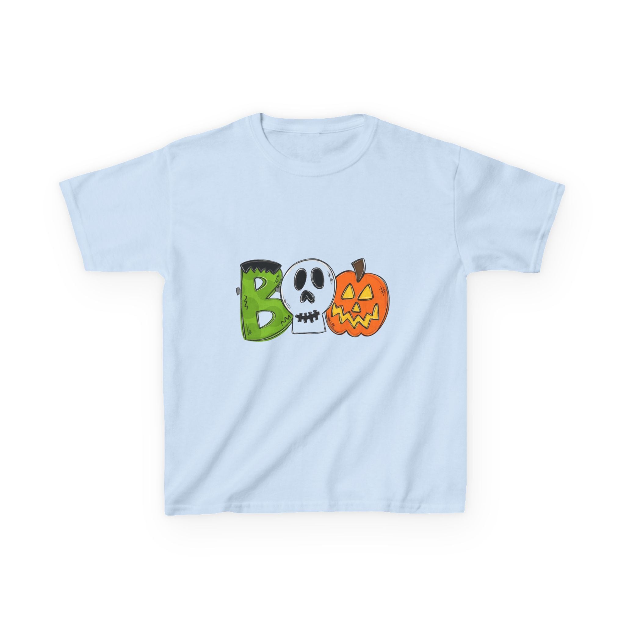 Halloween BOO Kids Short Sleeve T-Shirt