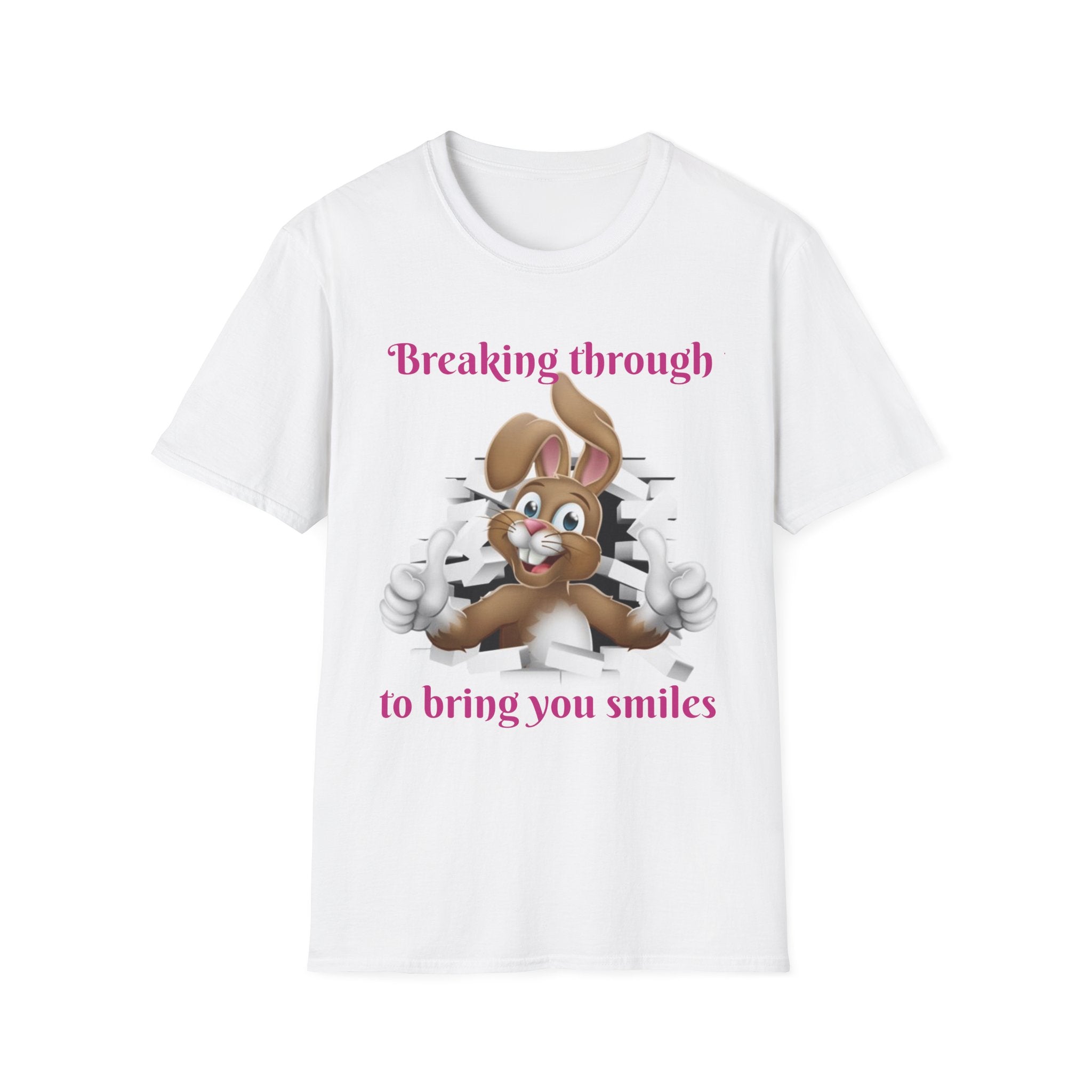 Breaking Through To Bring You Smiles Unisex Softstyle T-Shirt