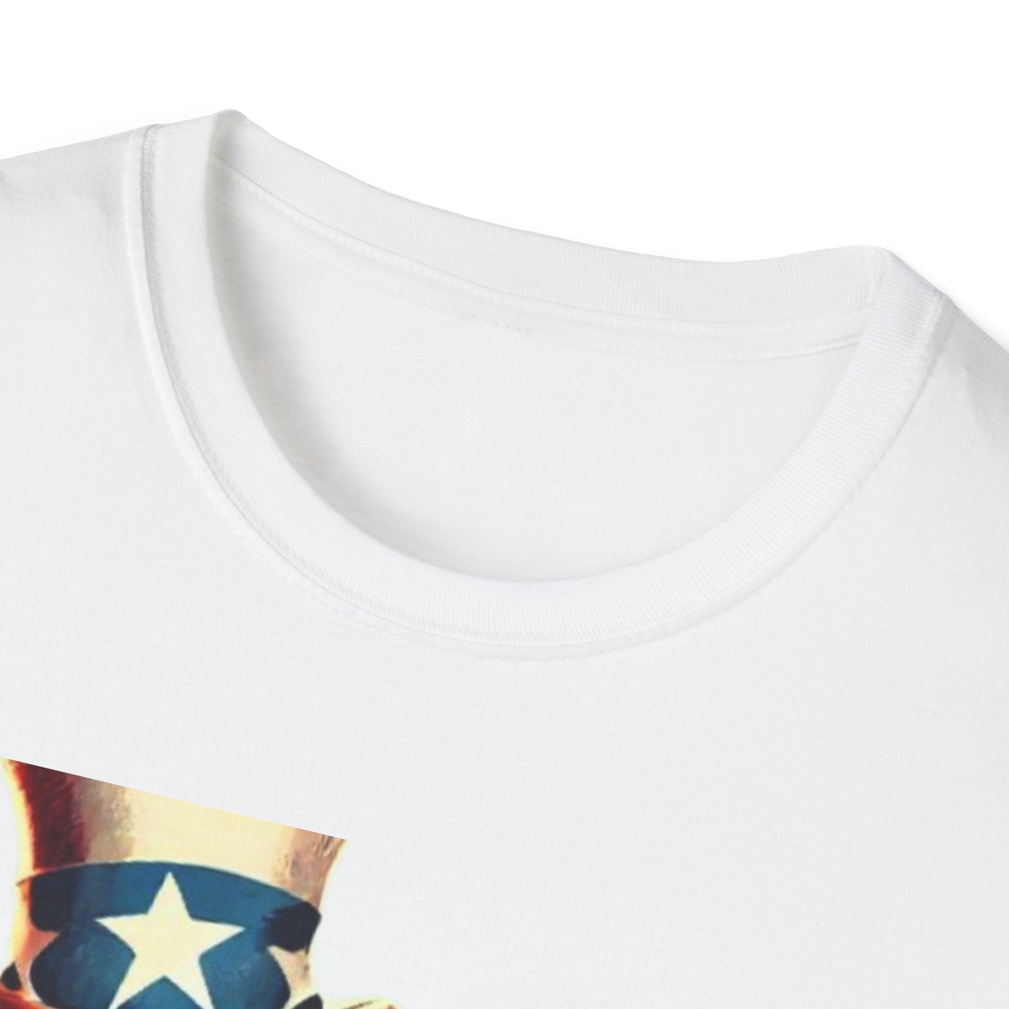 Patriotic Uncle Sam Unisex Softstyle  T-Shirt