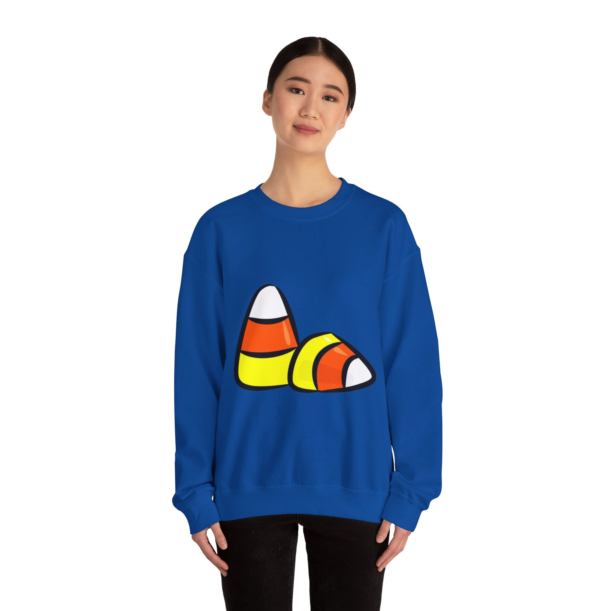 Halloween Candy Corn Unisex Heavy Blend™ Crewneck Sweatshirt