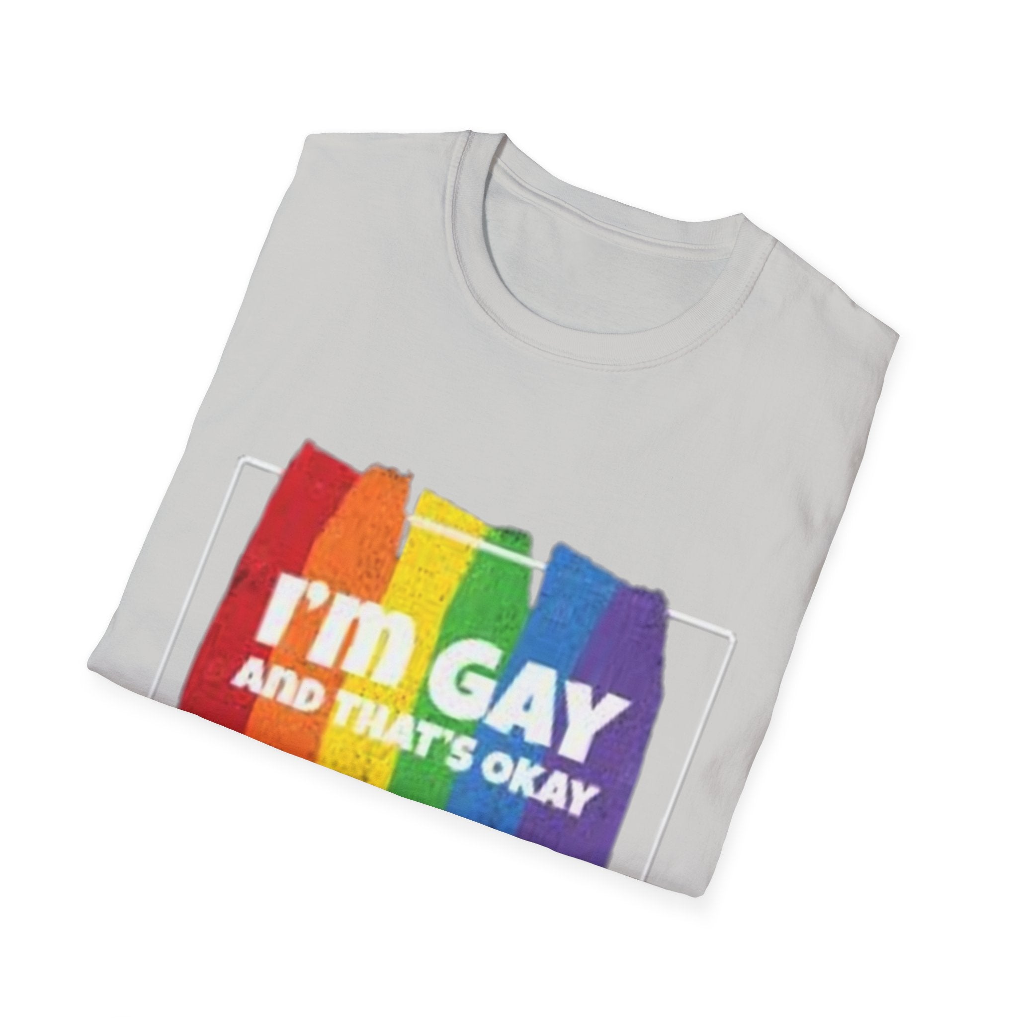 I'm GAY And That's Okay Unisex Softstyle T-Shirt