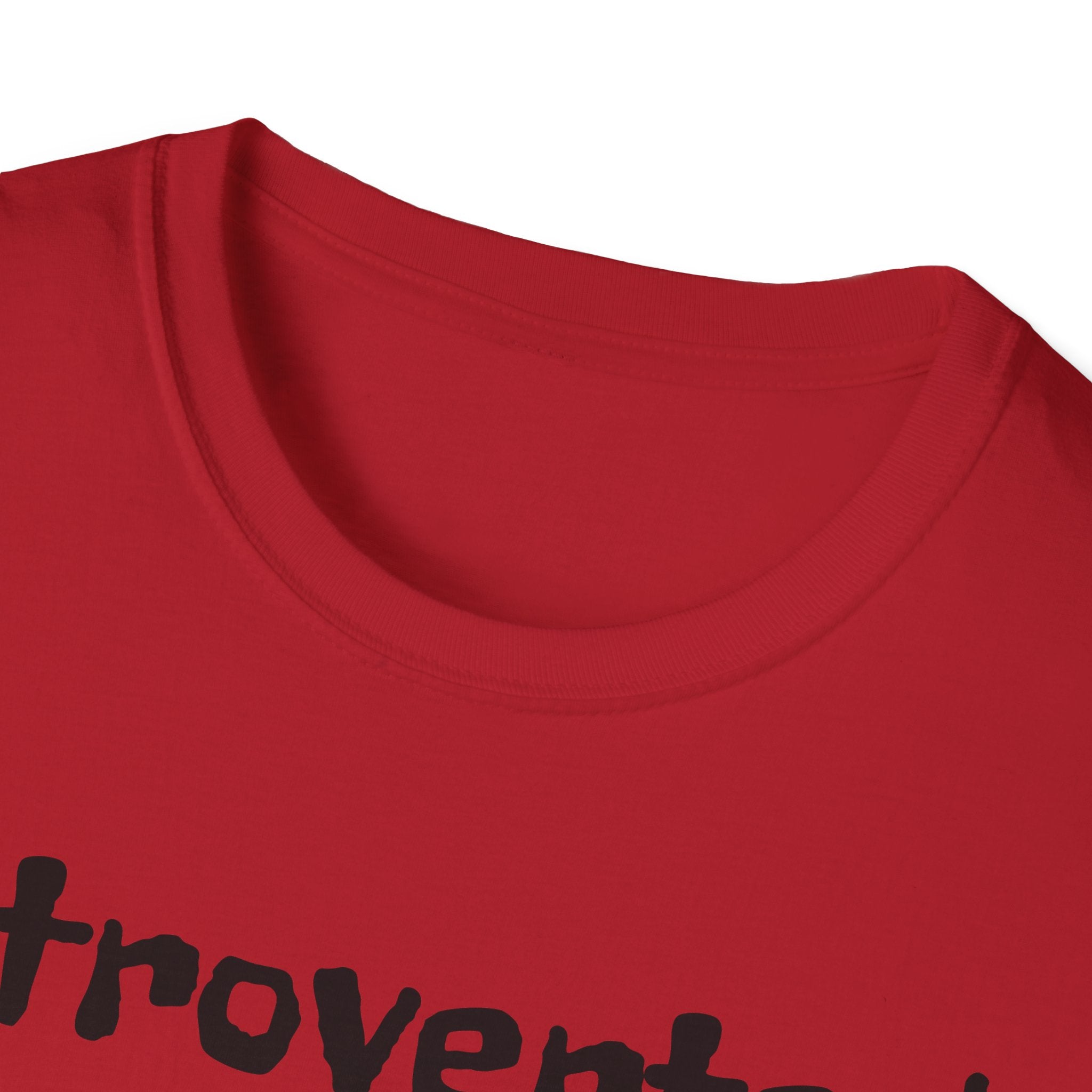 Introverted But Willing To Discuss Plants Unisex Softstyle T-Shirt