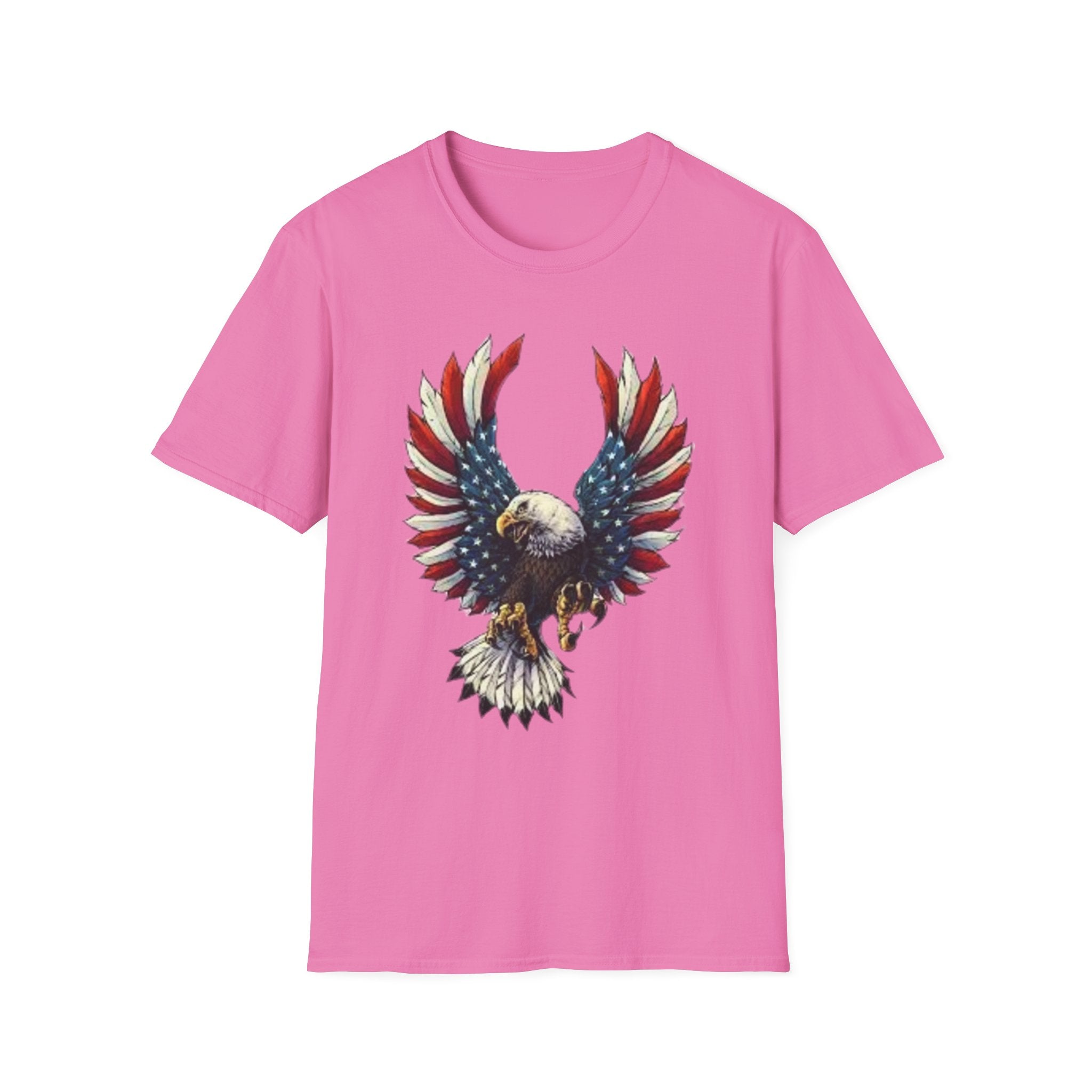 Patriotic Eagle Unisex Softstyle T-Shirt
