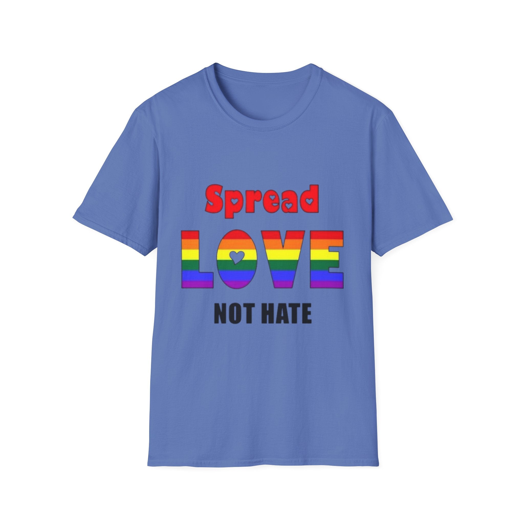 Spread Love Not Hate Unisex Softstyle T-Shirt