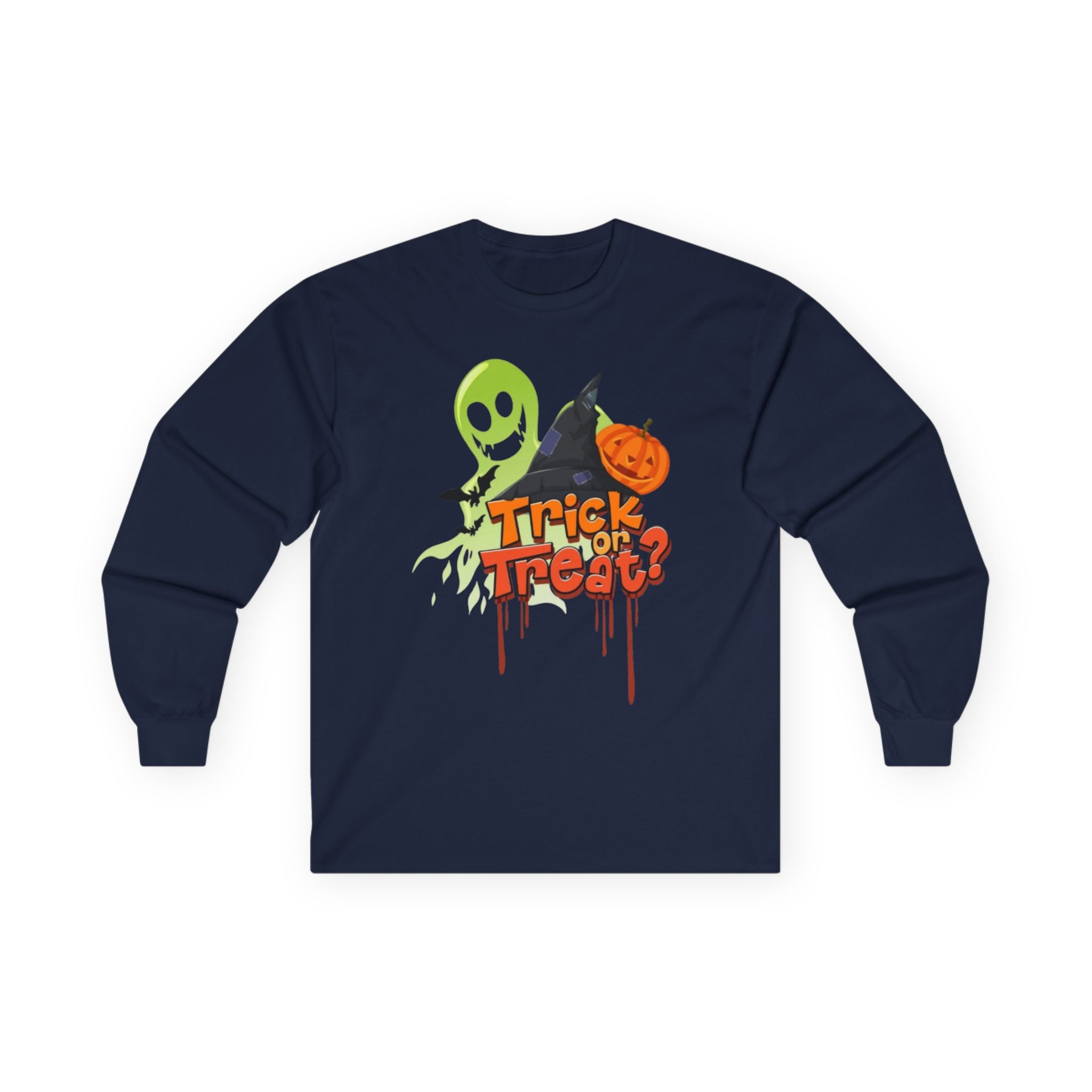Halloween Trick or Treat Unisex Ultra Cotton Long Sleeve T-Shirt