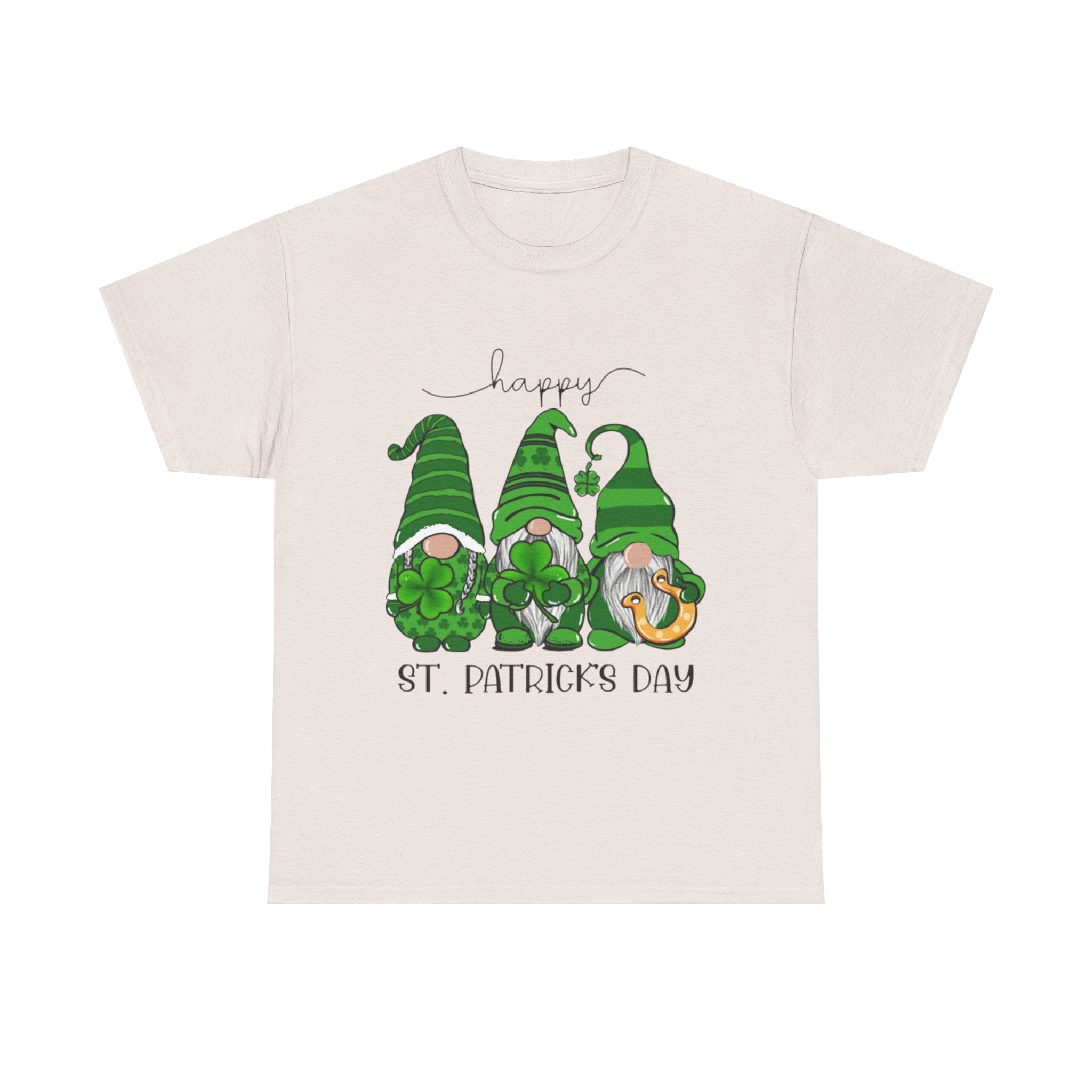 Happy St. Patrick’s Day Gnome Unisex Heavy Cotton T-Shirt