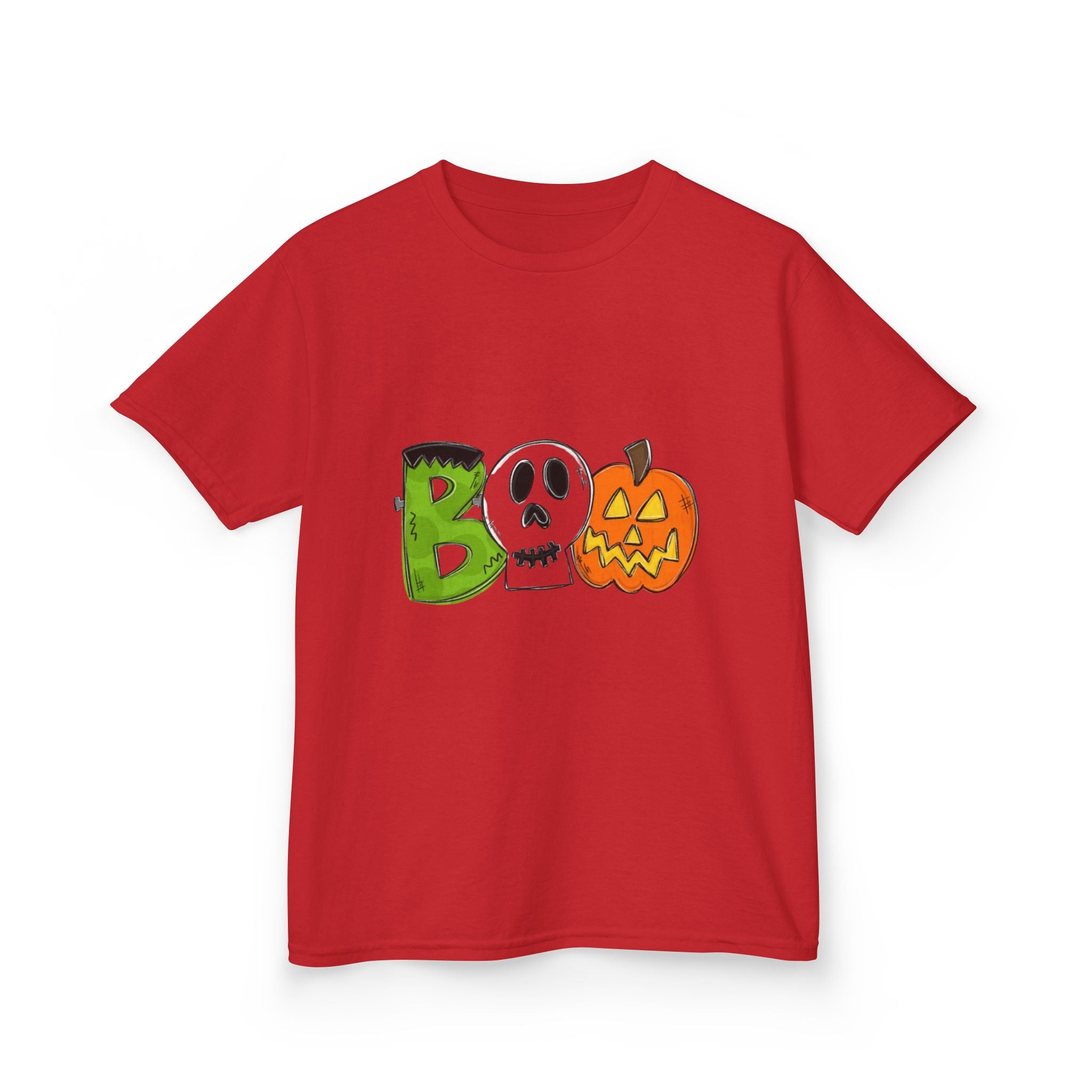 Halloween BOO Kids Short Sleeve T-Shirt