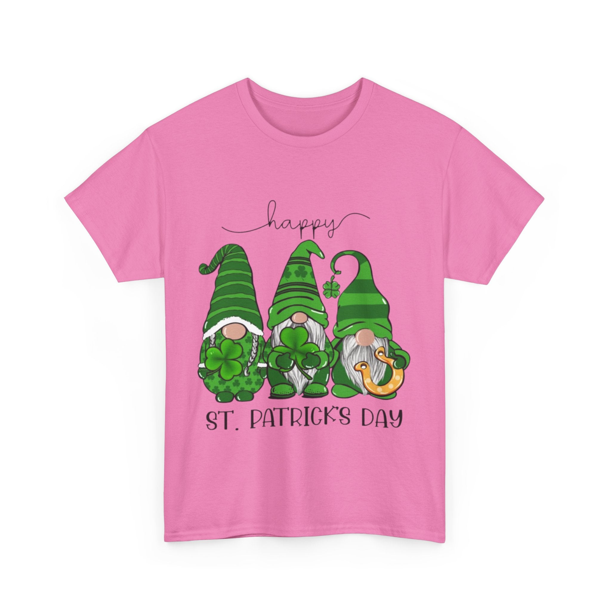 Happy St. Patrick’s Day Gnome Unisex Heavy Cotton T-Shirt