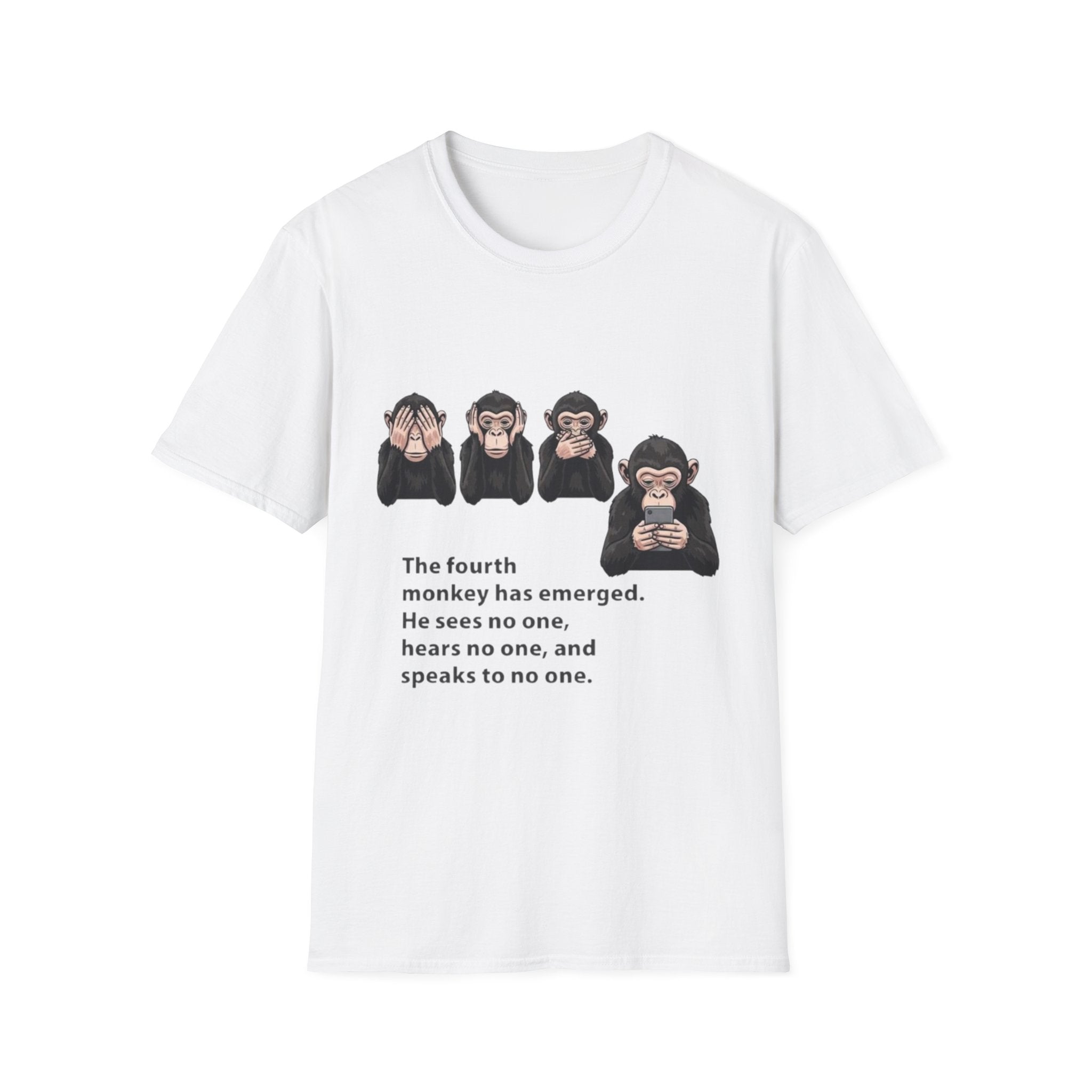 Four Monkeys Unisex Softstyle T-Shirt