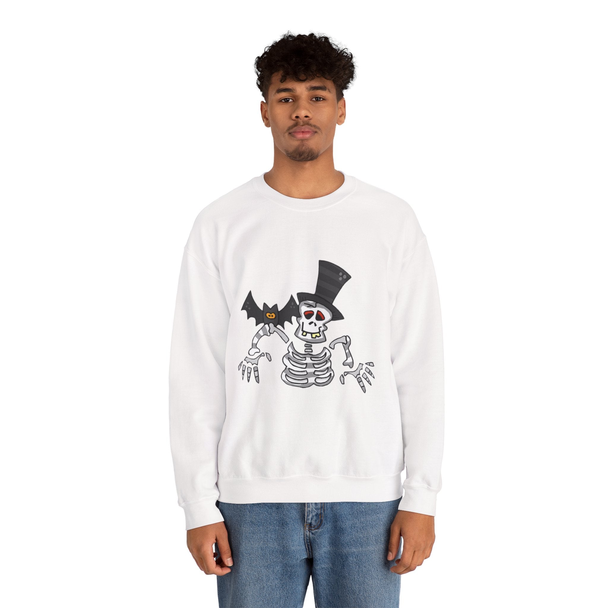 Halloween Skeleton Unisex Crewneck Sweatshirt