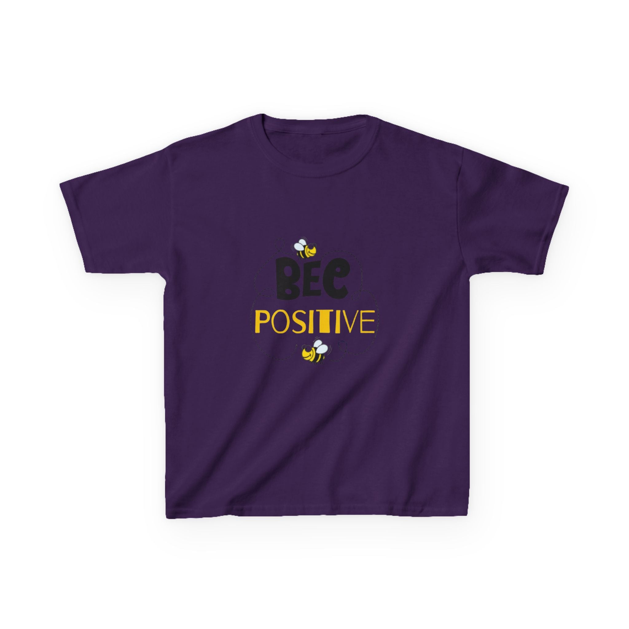 Bee Positive Kids Heavy Cotton T-Shirt