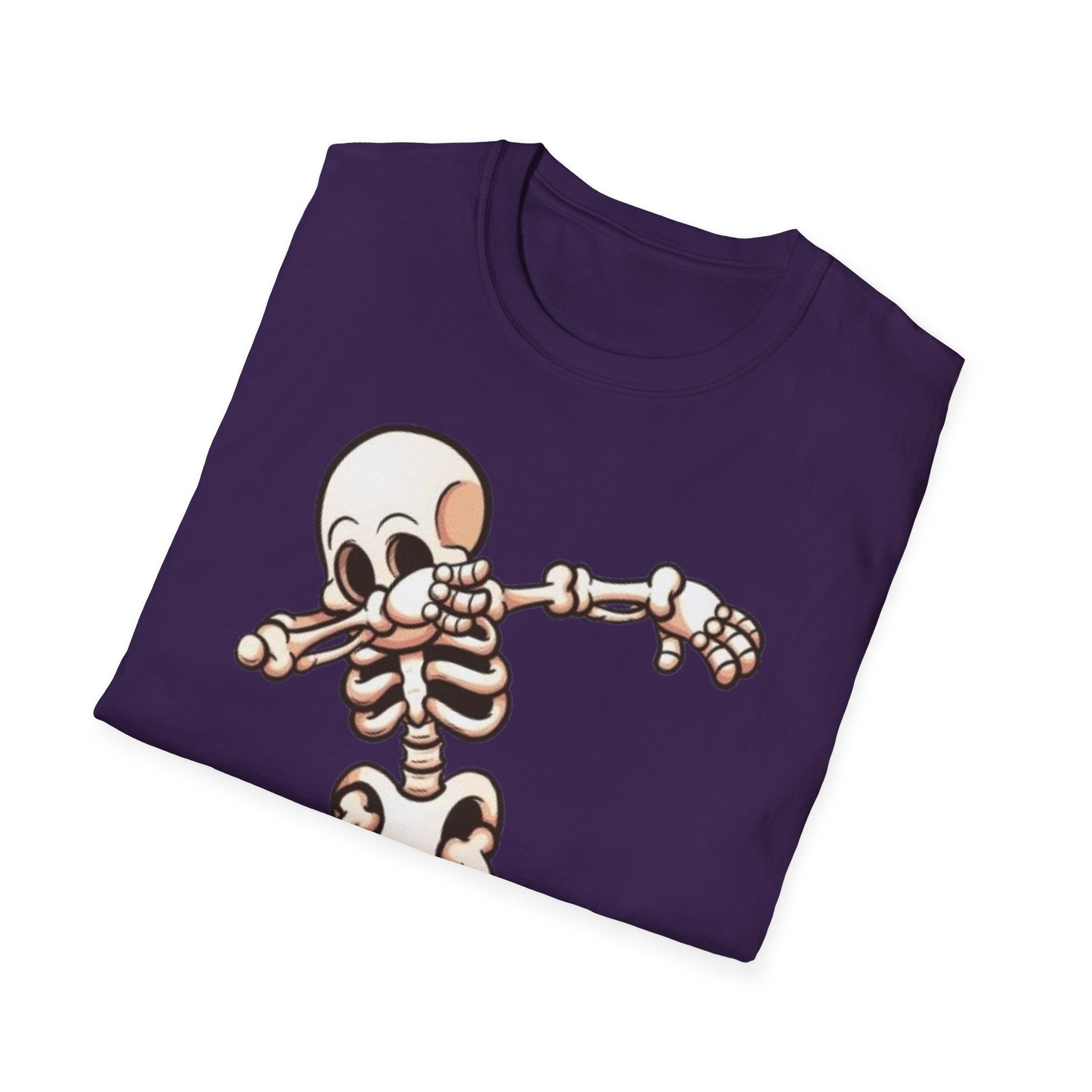 Dabbing Halloween Skeleton Unisex Softstyle T-Shirt