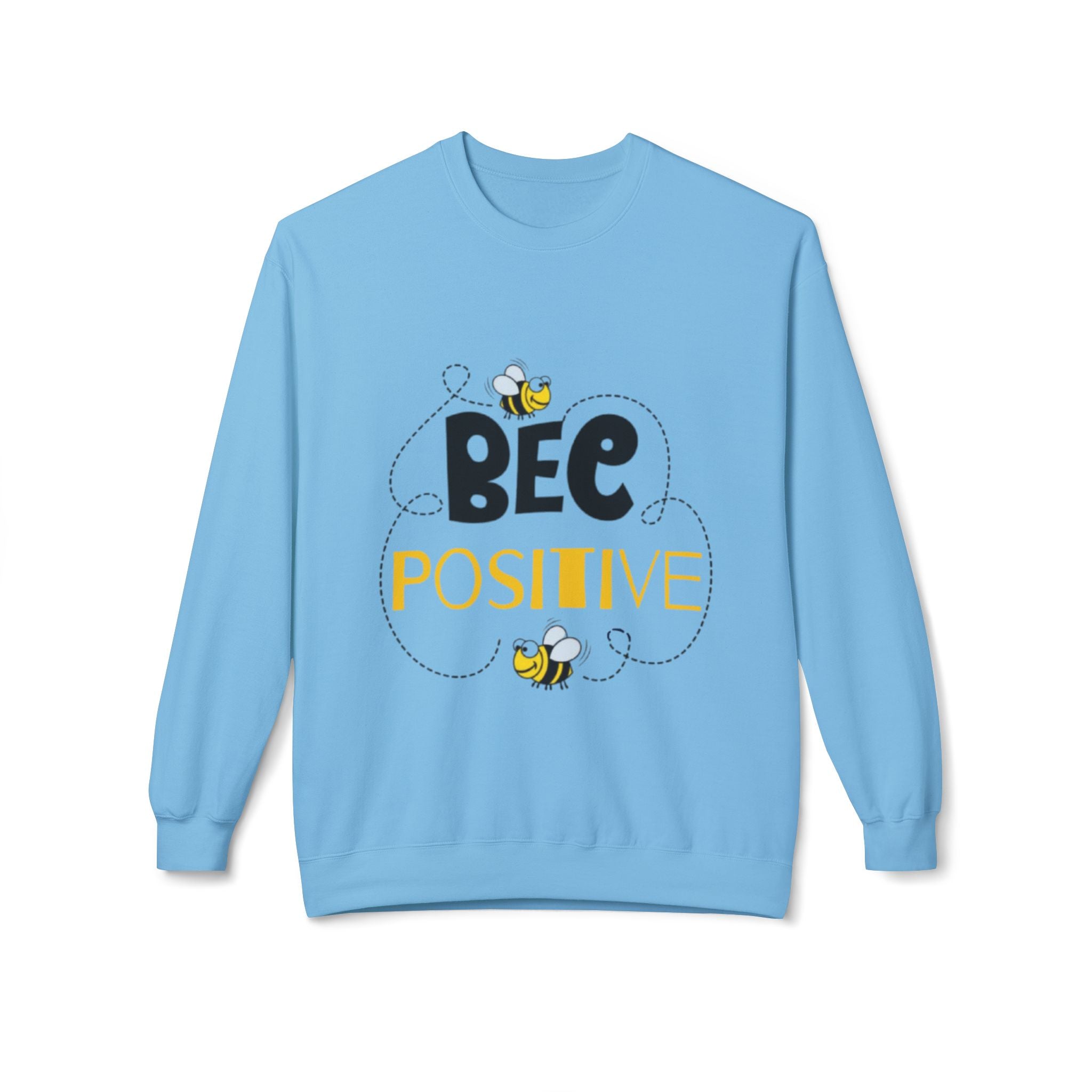 Bee Positive Midweight Softstyle Crewneck Sweatshirt