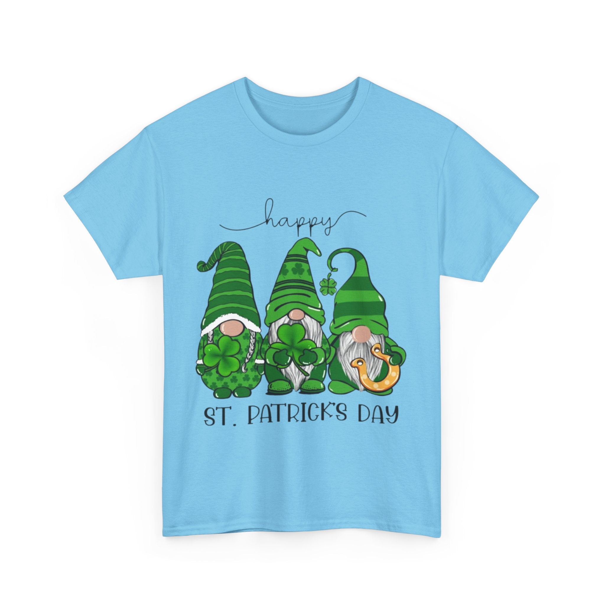 Happy St. Patrick’s Day Gnome Unisex Heavy Cotton T-Shirt