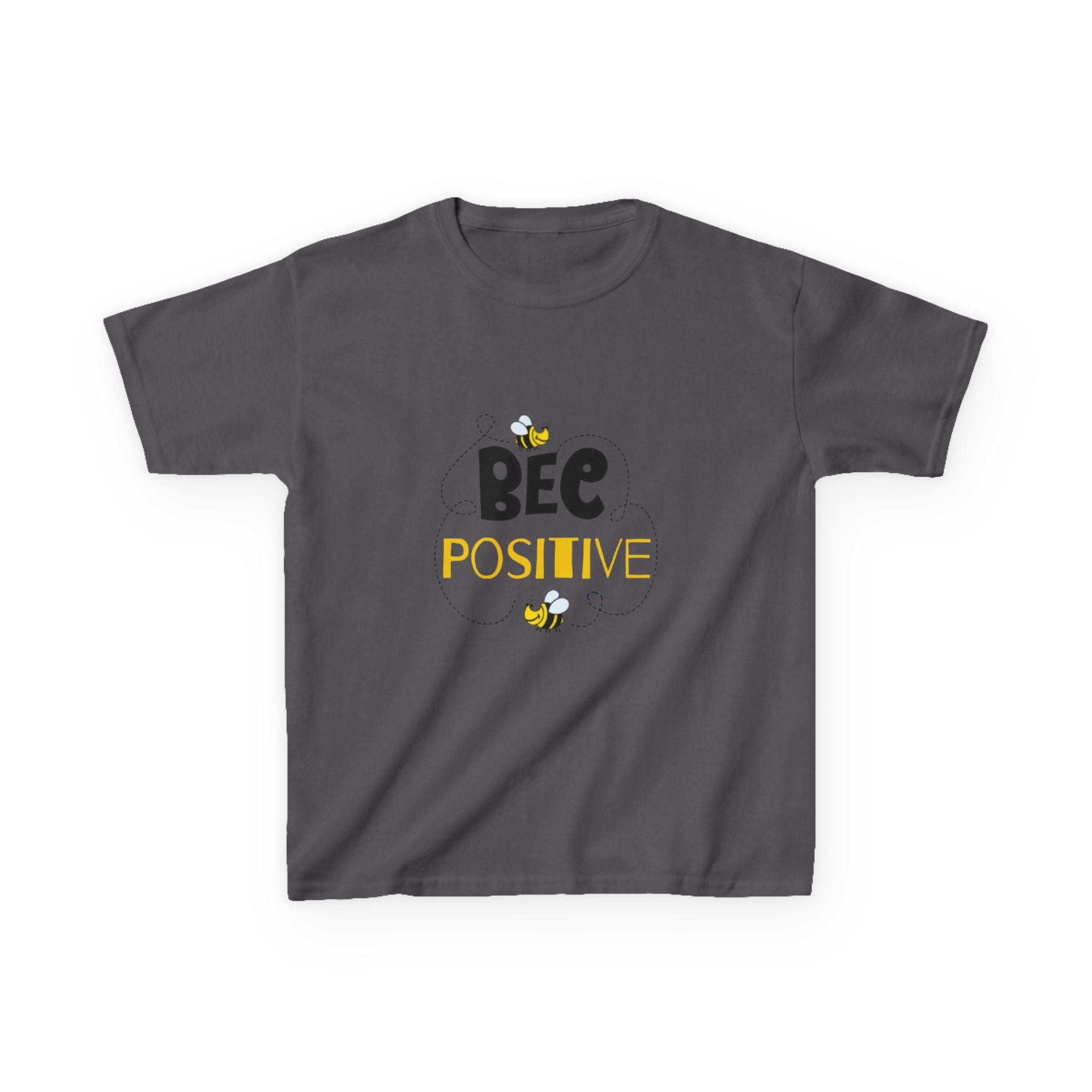 Bee Positive Kids Heavy Cotton T-Shirt