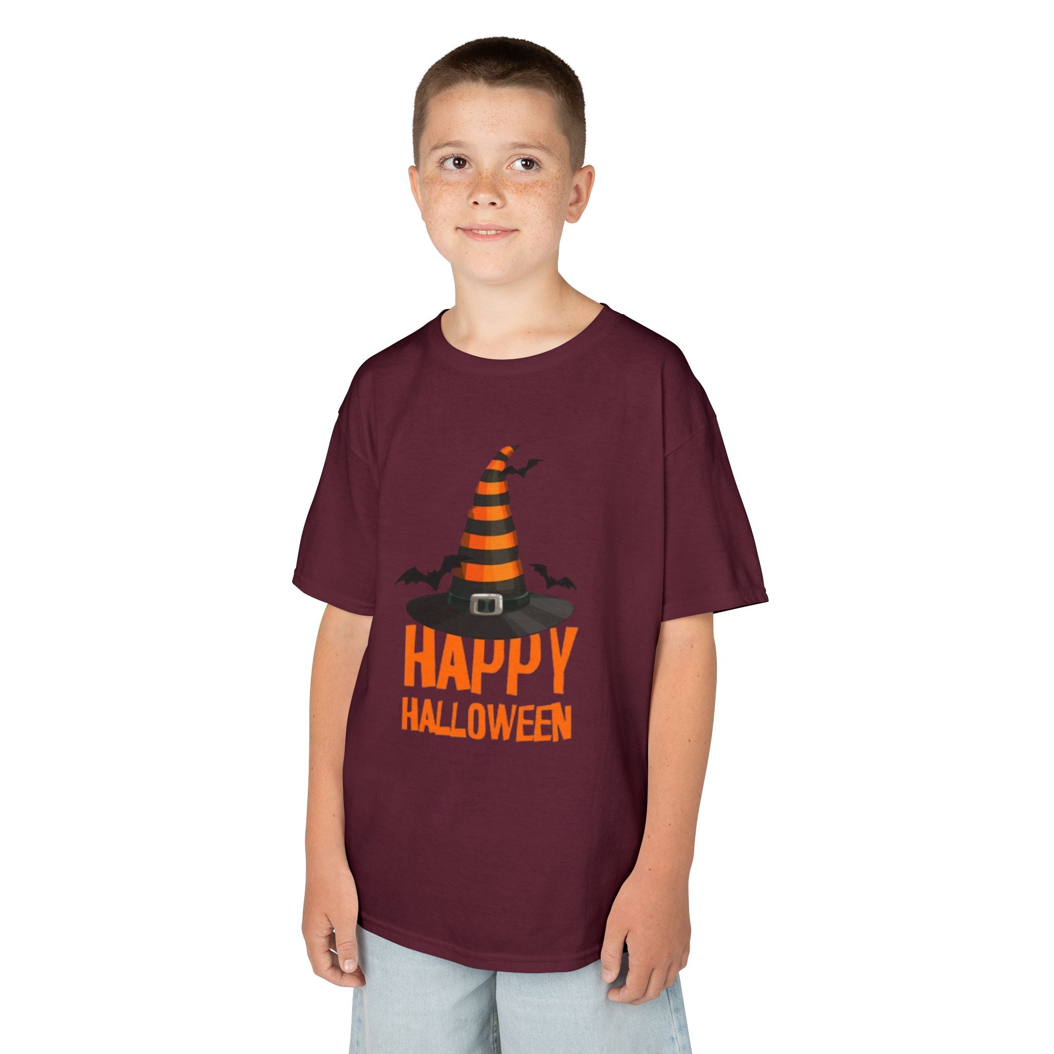 Happy Halloween Kids Heavy Cotton T-Shirt