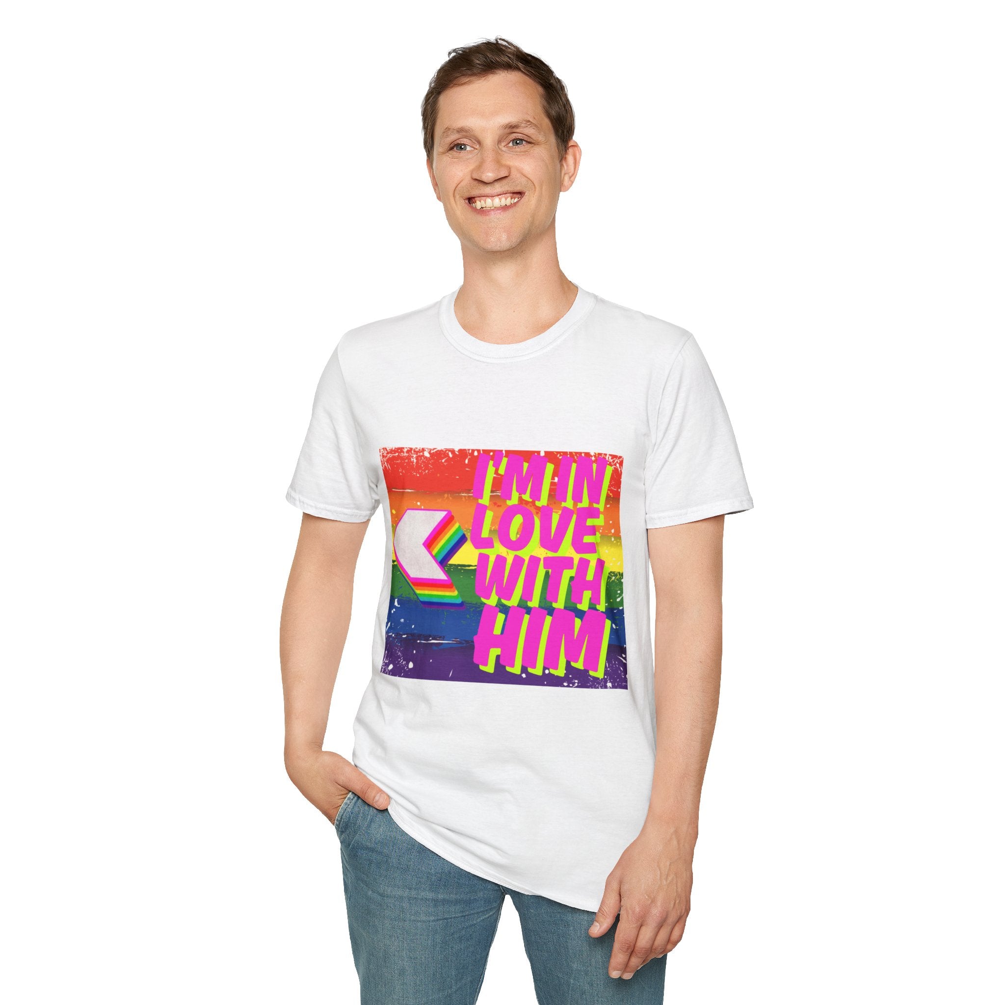 I'm In Love With Him Unisex Softstyle T-Shirt