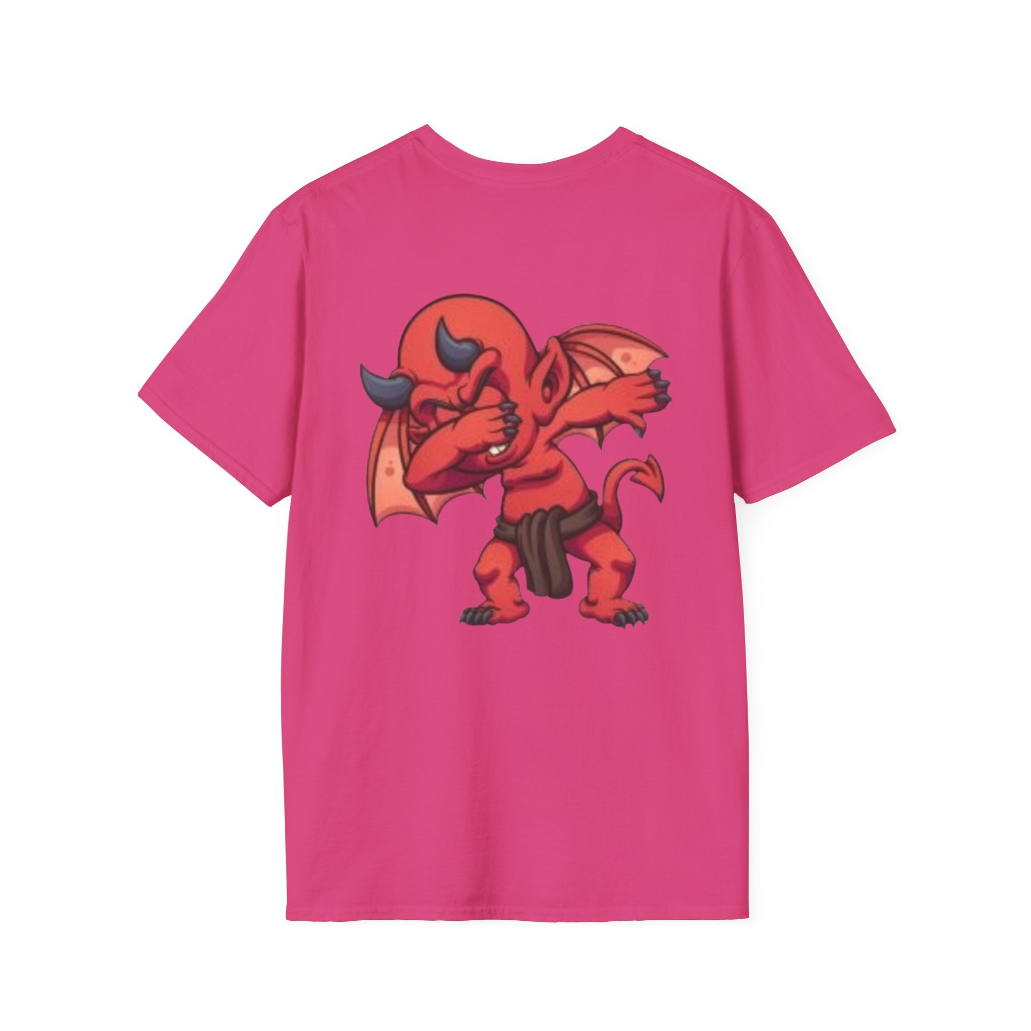 Dabbing Double Sided Angel & Devil Unisex Softstyle T-Shirt