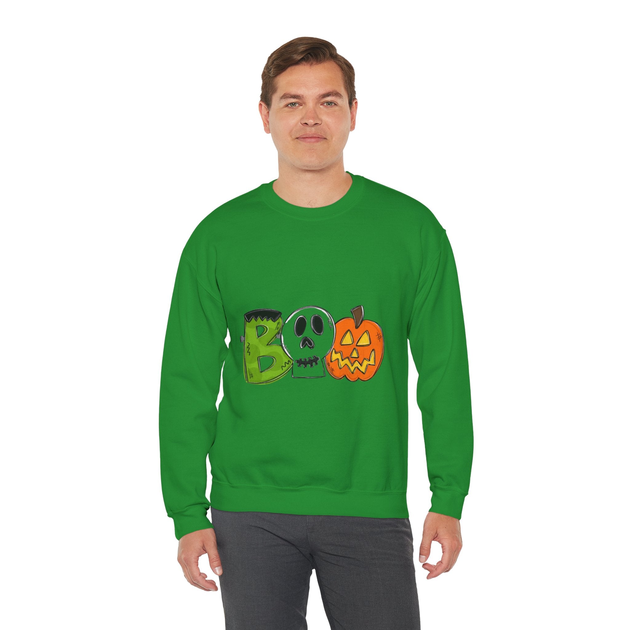Halloween Boo Unisex Crewneck Sweatshirt