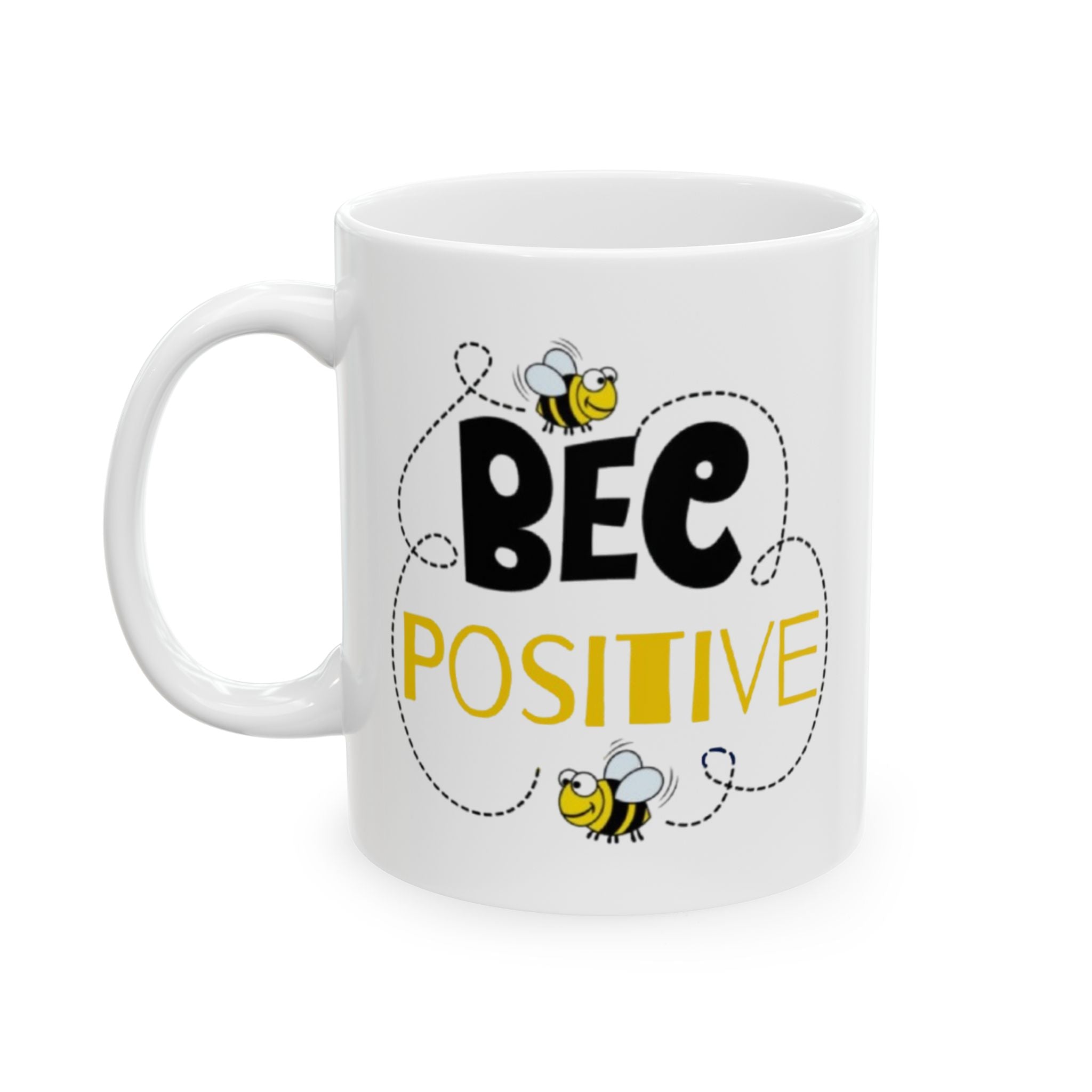 Bee Positive Ceramic Mug