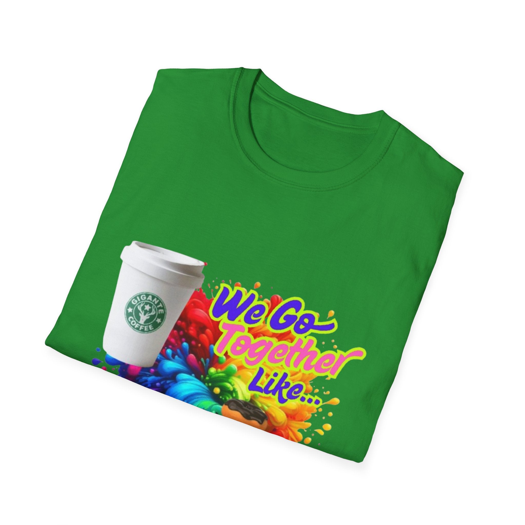 We Go Together Like Coffee & Donuts Unisex Softstyle T-Shirt