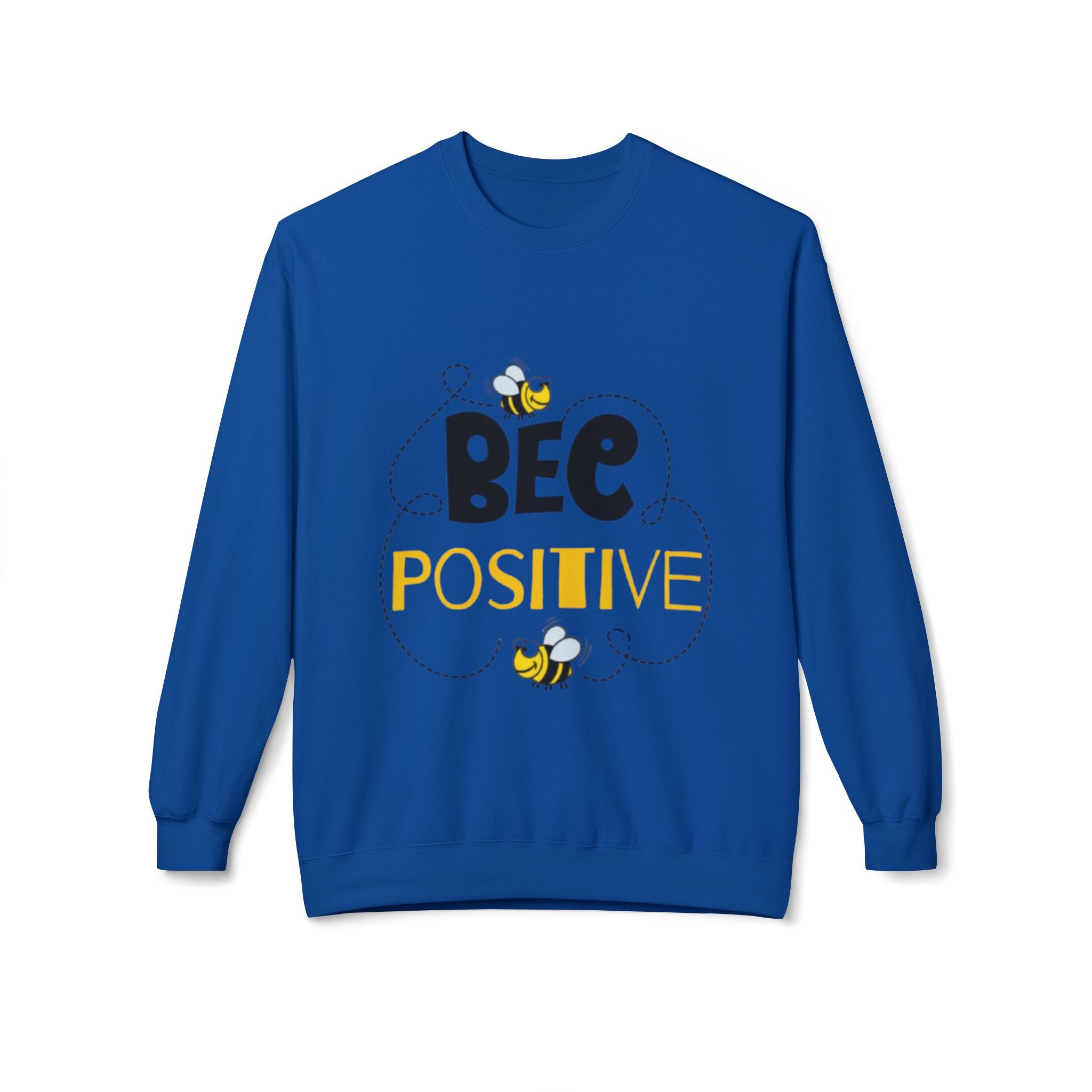 Bee Positive Midweight Softstyle Crewneck Sweatshirt