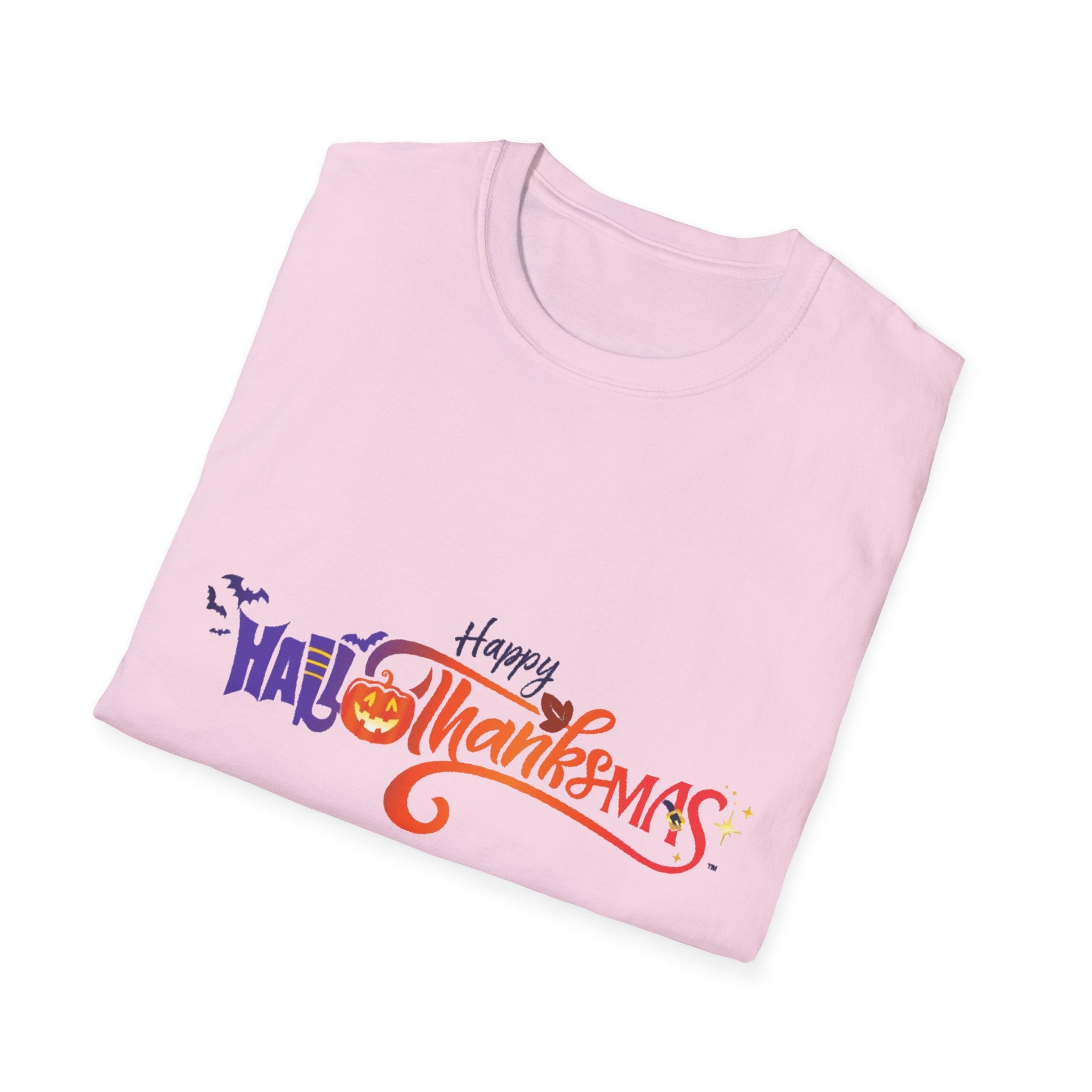 Happy Hallothanksmas Unisex Softstyle T-Shirt