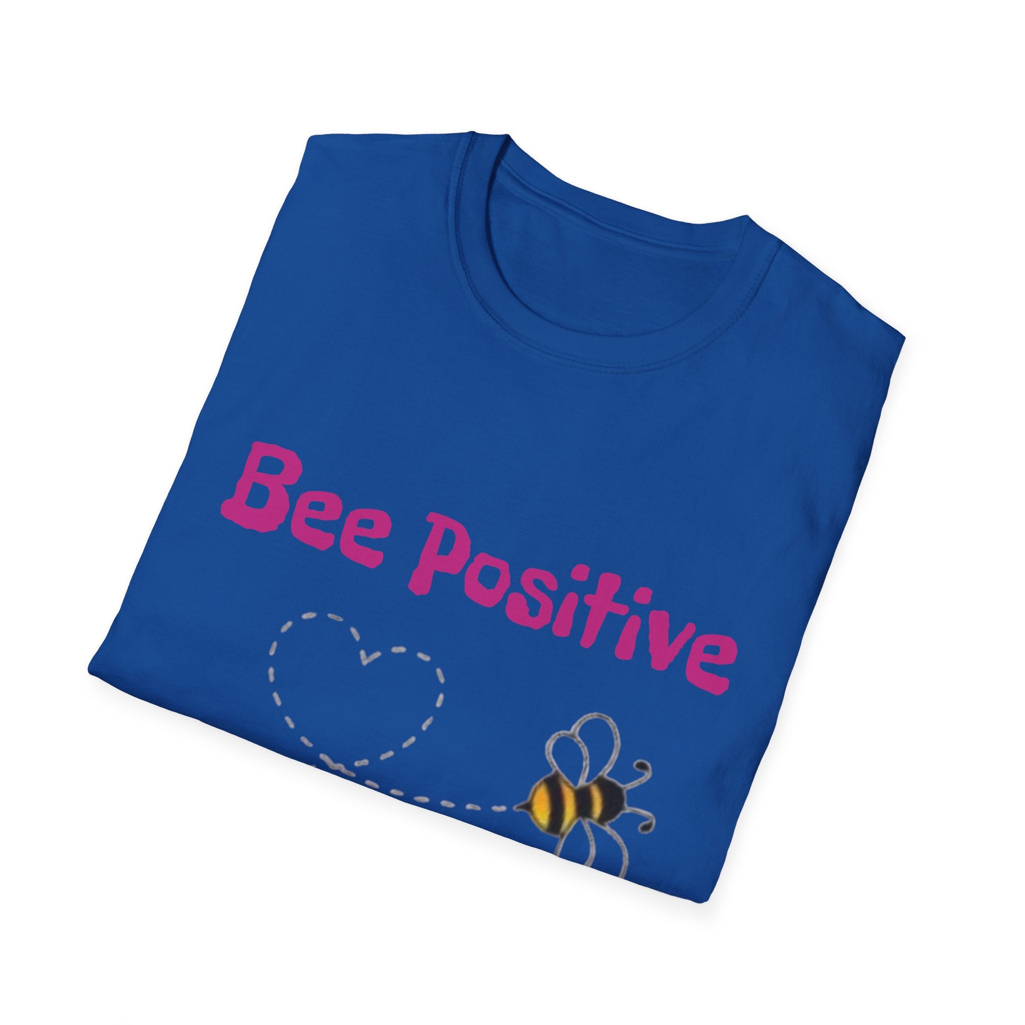 Bee Positive Bee Kind Unisex Softstyle T-Shirt