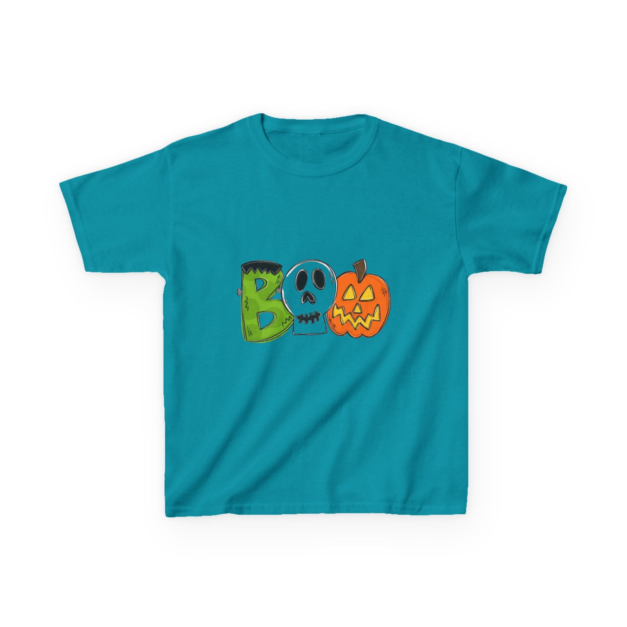 Halloween BOO Kids Short Sleeve T-Shirt
